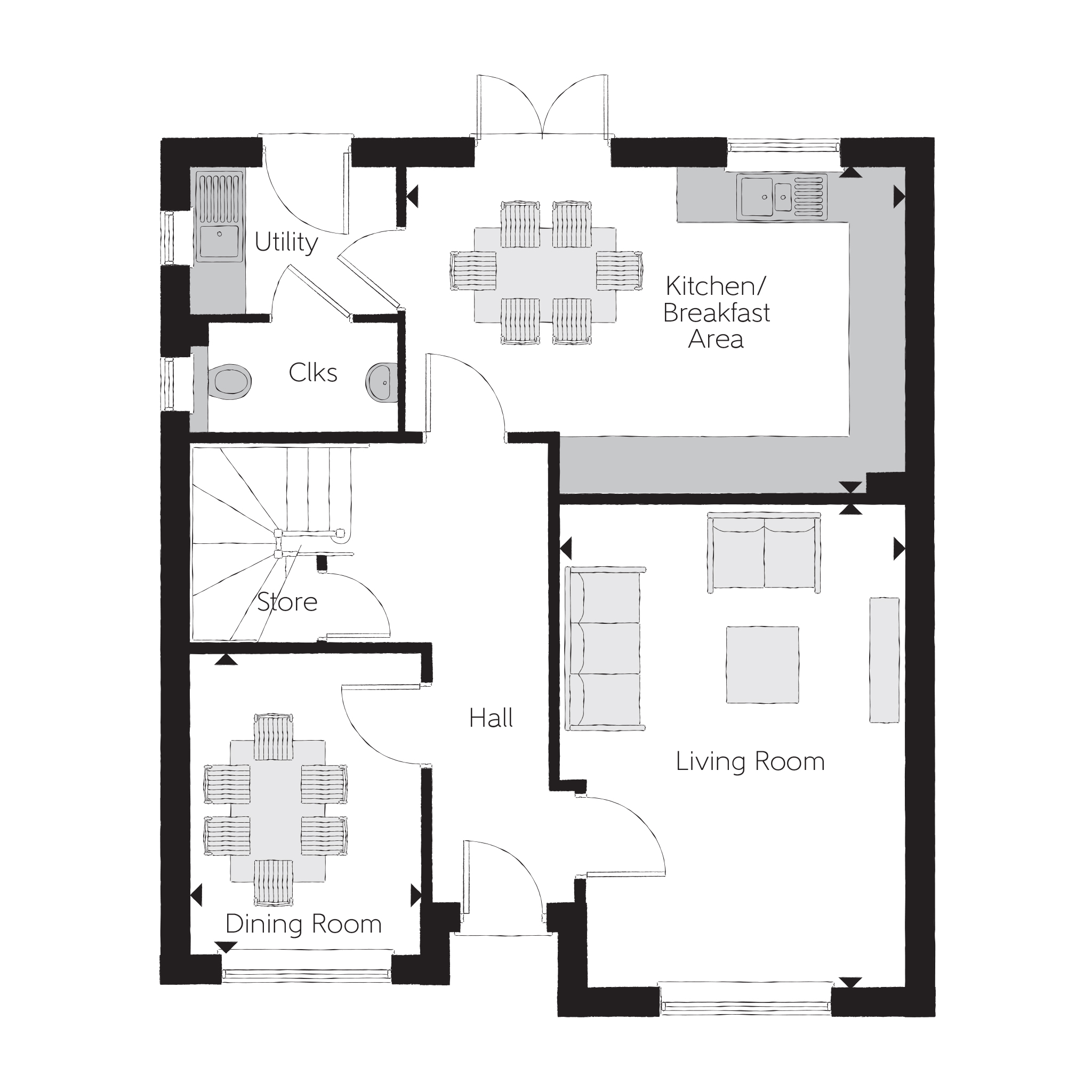 75, The Gatehouse, Whitecraig floorplan