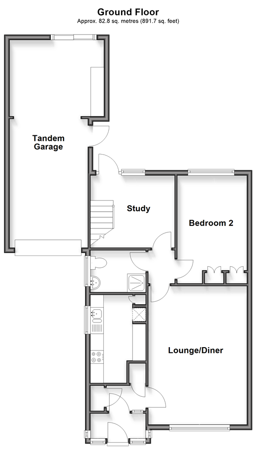 Hogben Close Lyminge, Folkestone floorplan