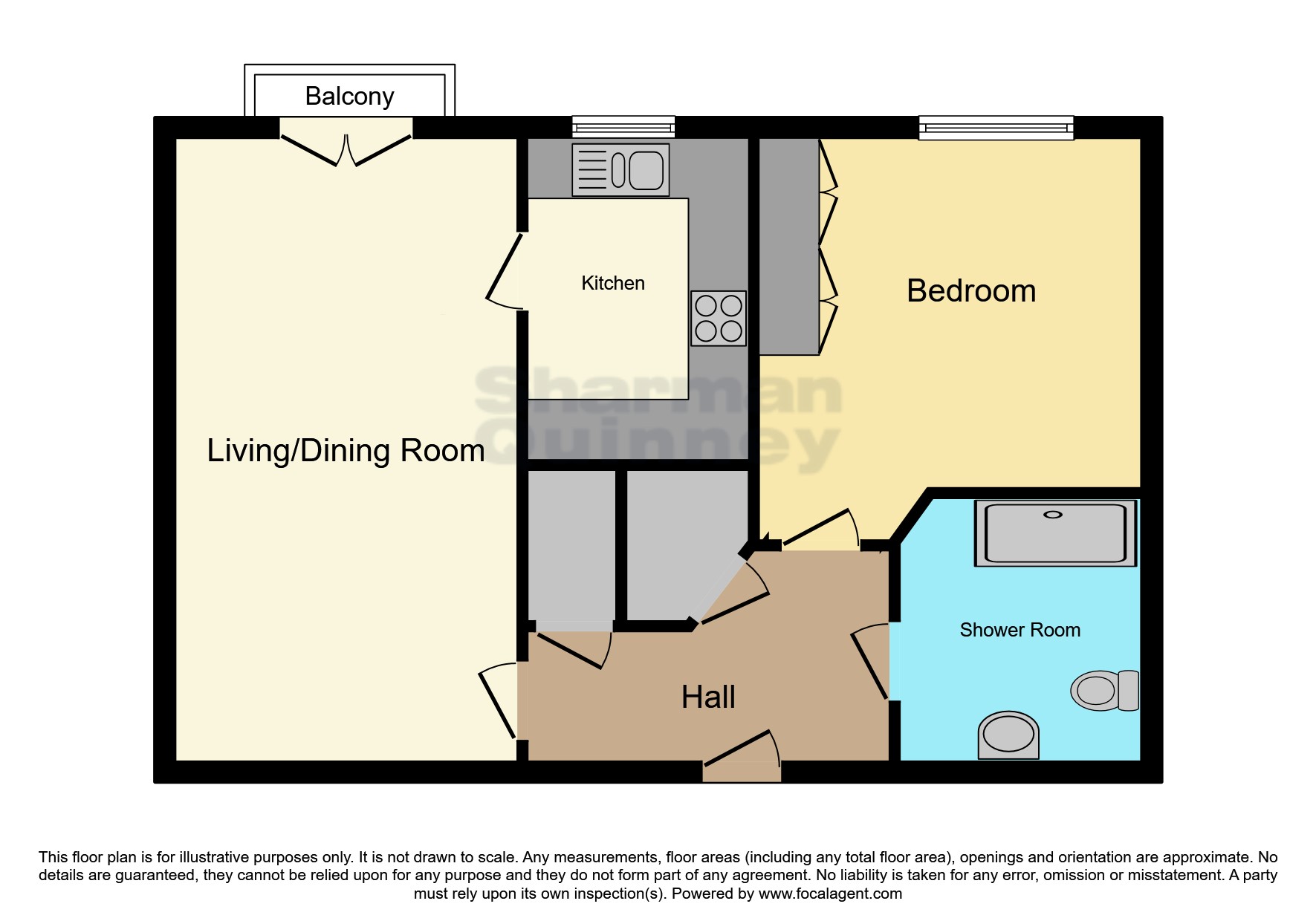 Flat 22, Cavendish Court, Sackville Way, Cambridge floorplan