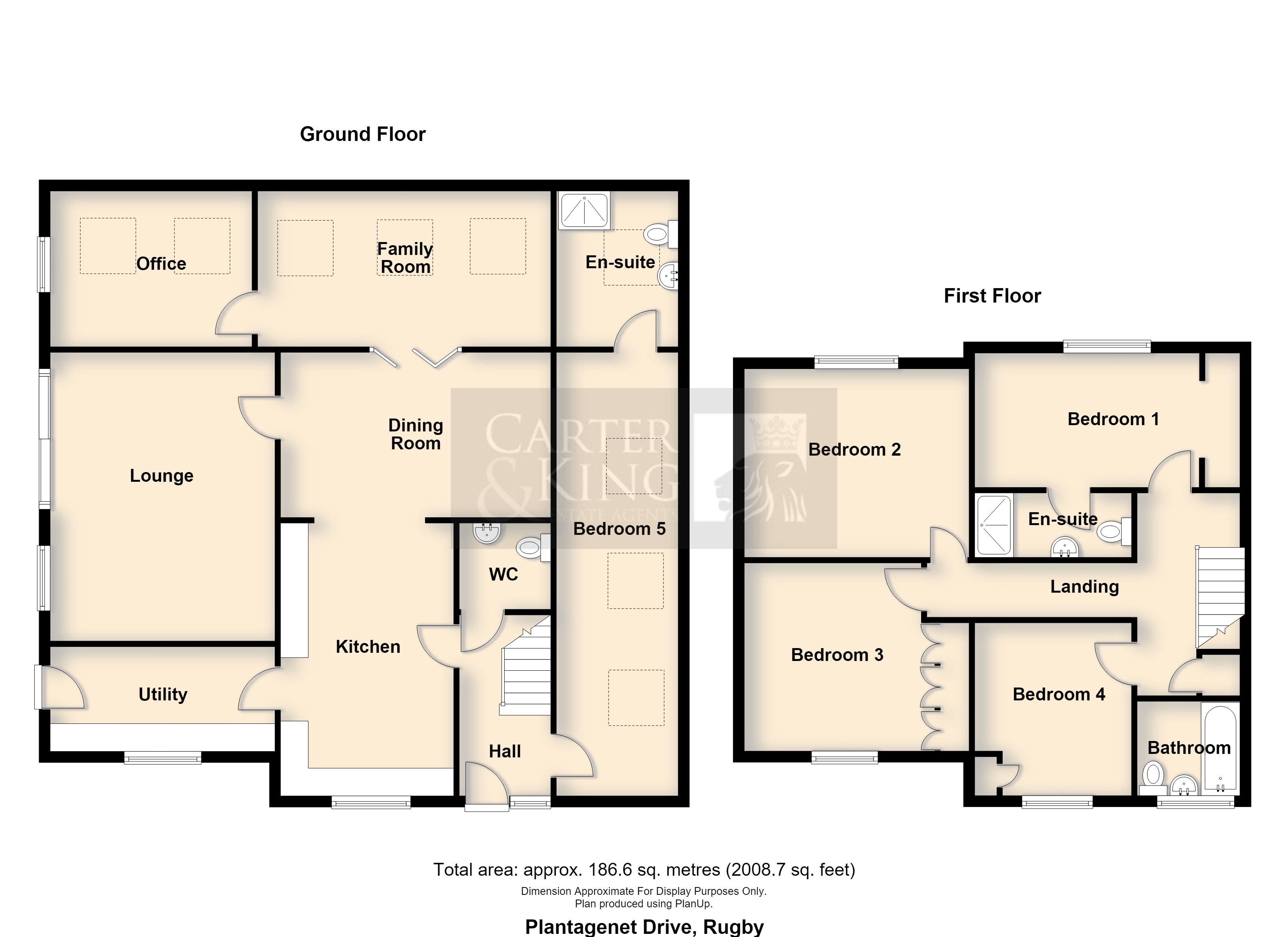 46, Plantagenet Drive, Rugby floorplan