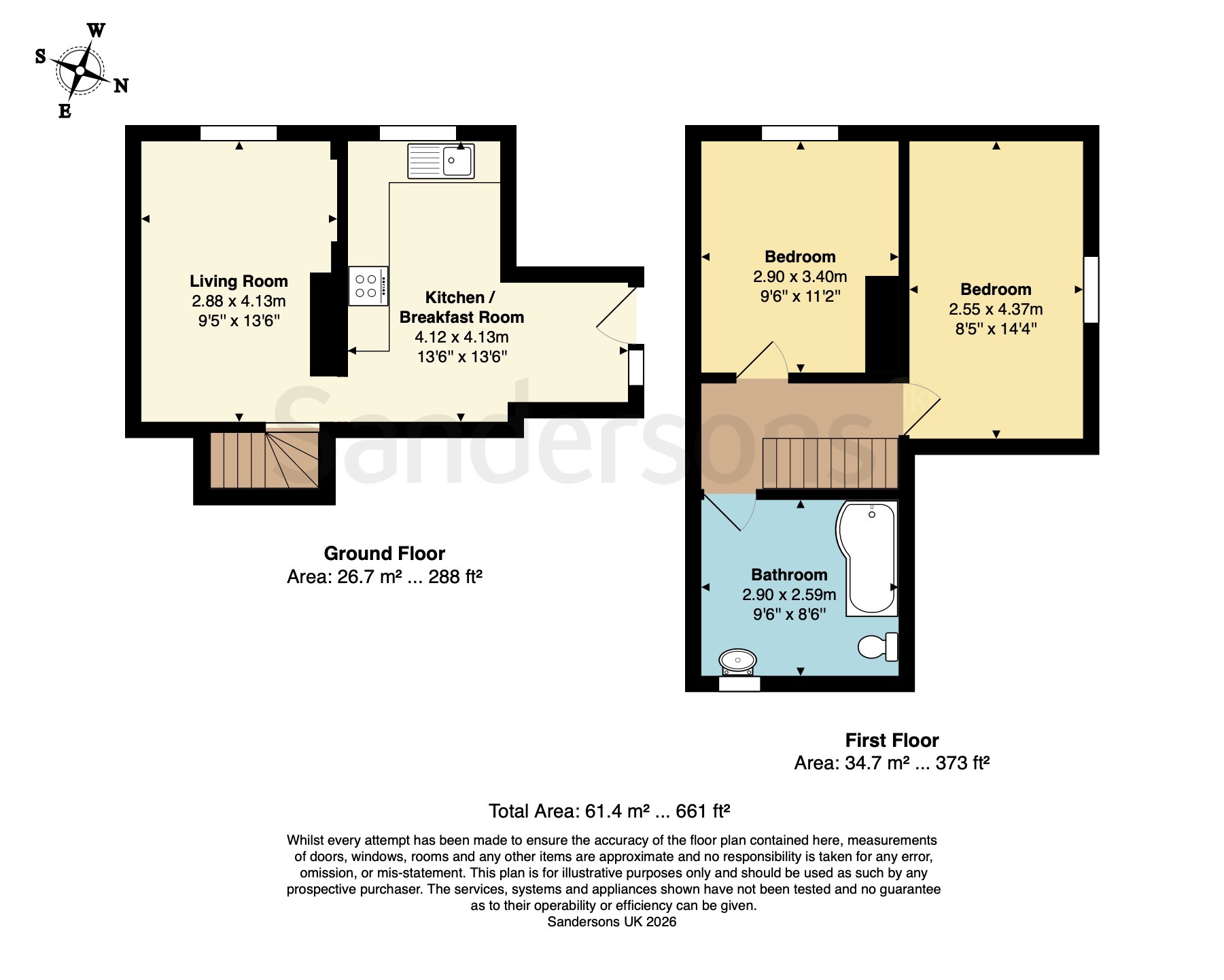 2 Forge Cottage, The Street, Ashford floorplan