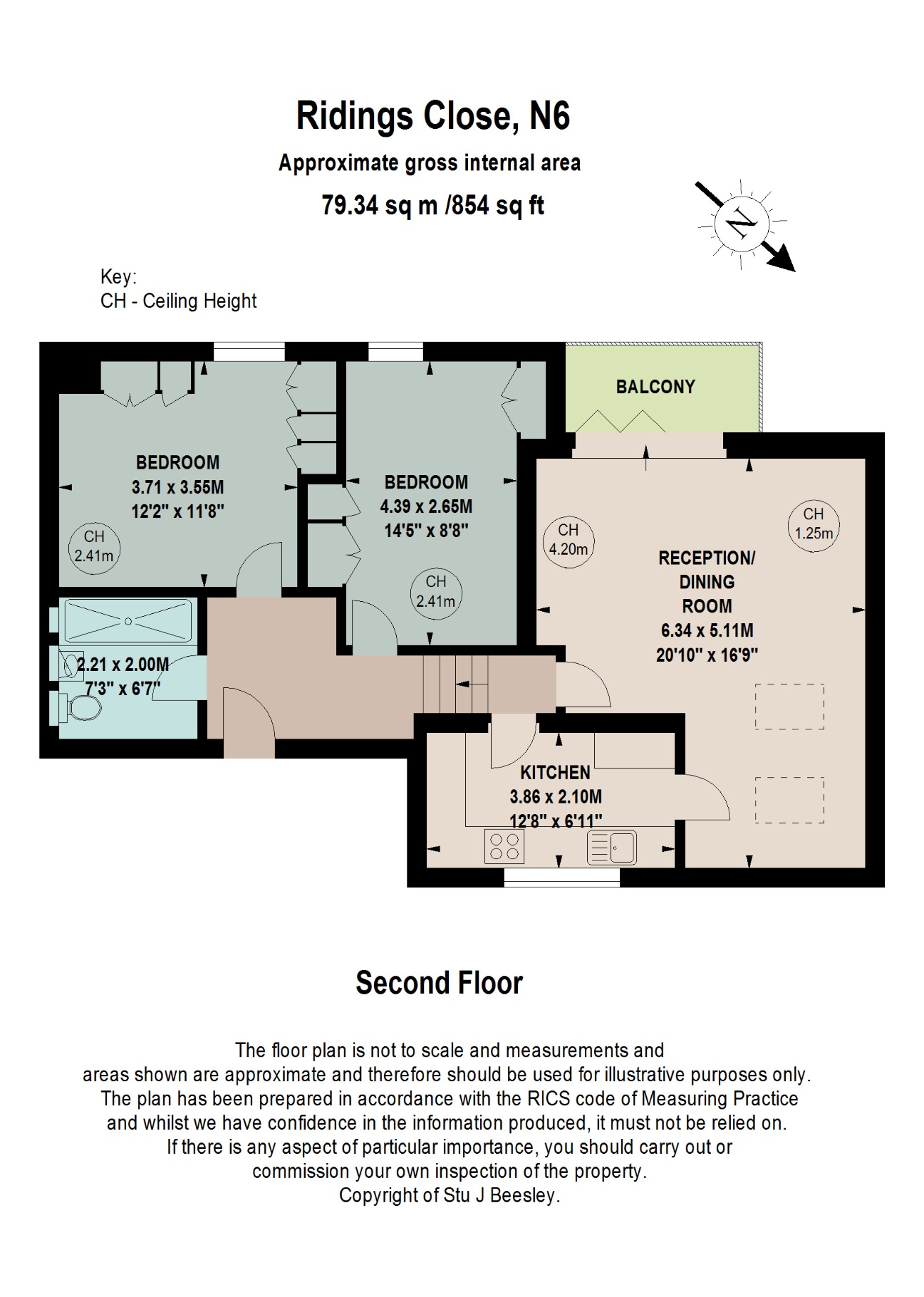 5, Ridings Close, London floorplan
