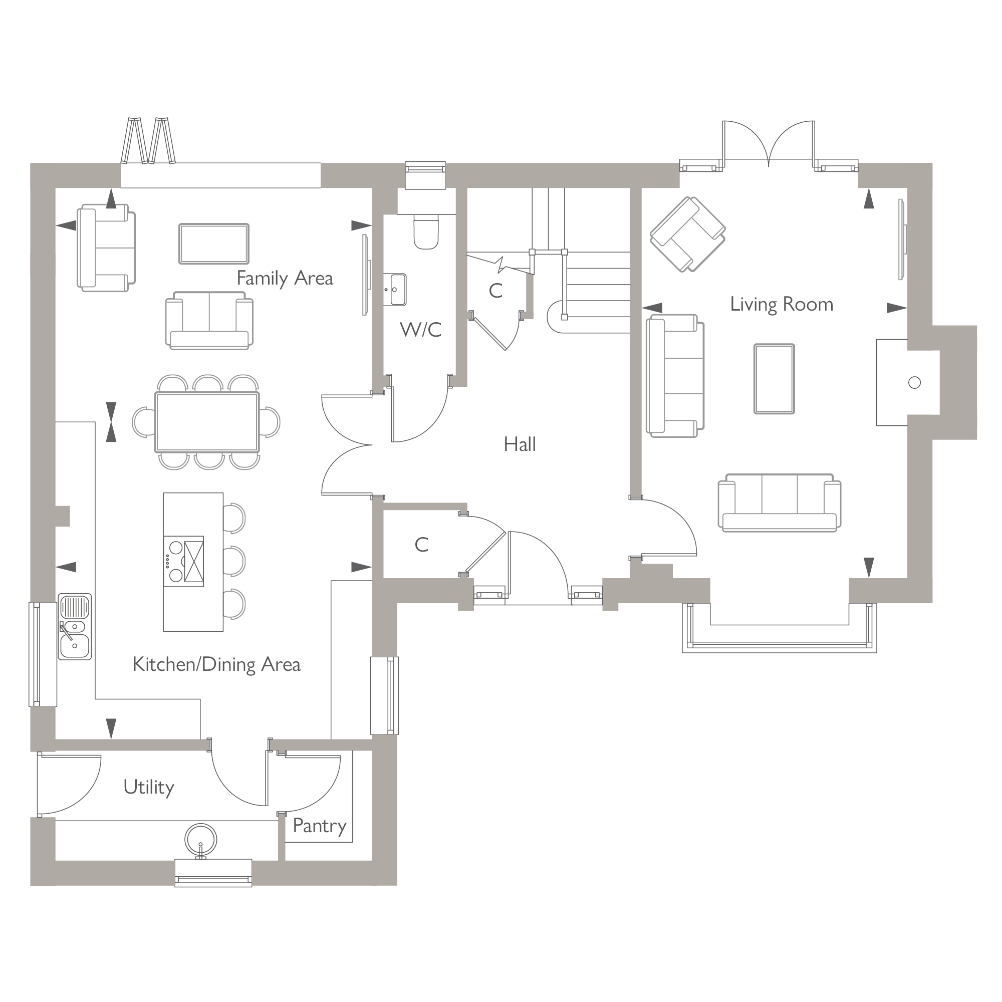 46, King's Water, Ashton Keynes floorplan