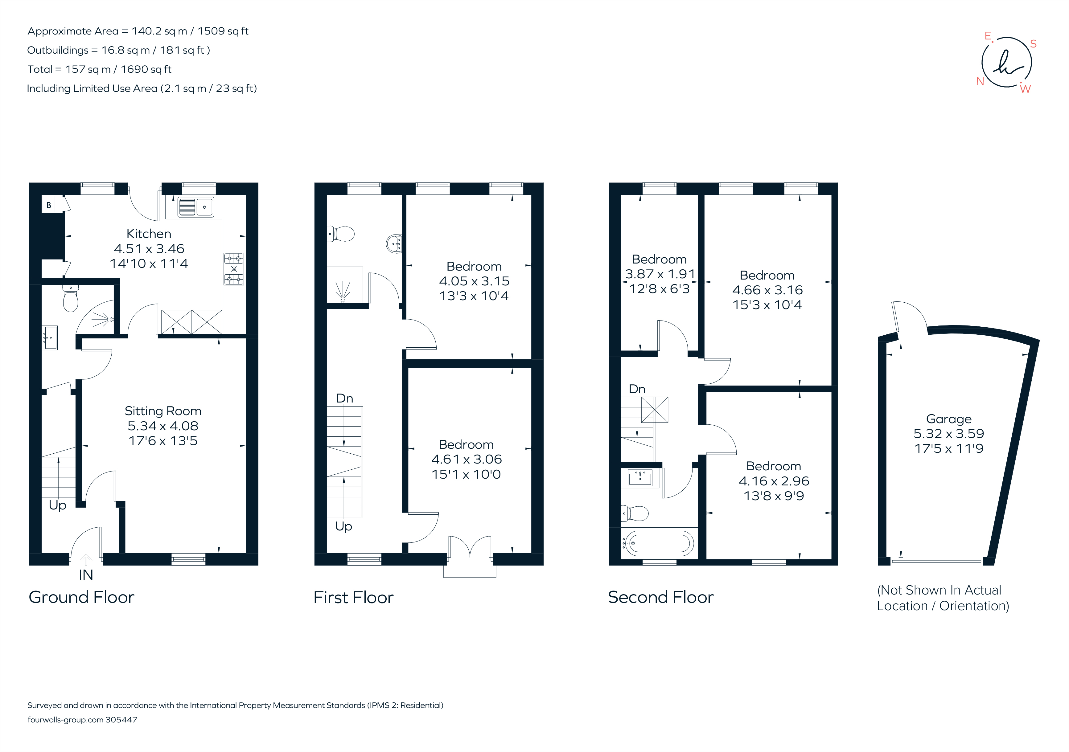 1 Trelawn Court, Rodney Road, Cheltenham floorplan