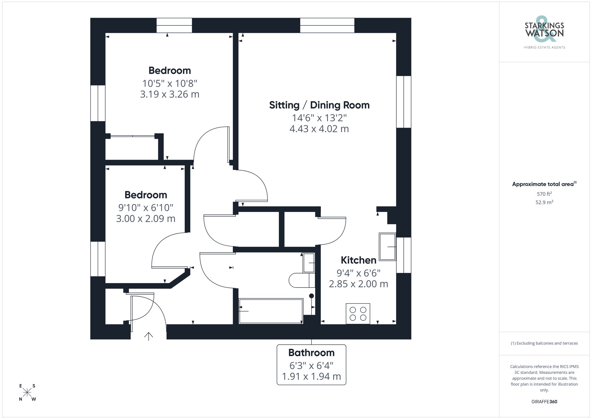 6 Bartrums Mews, Diss floorplan