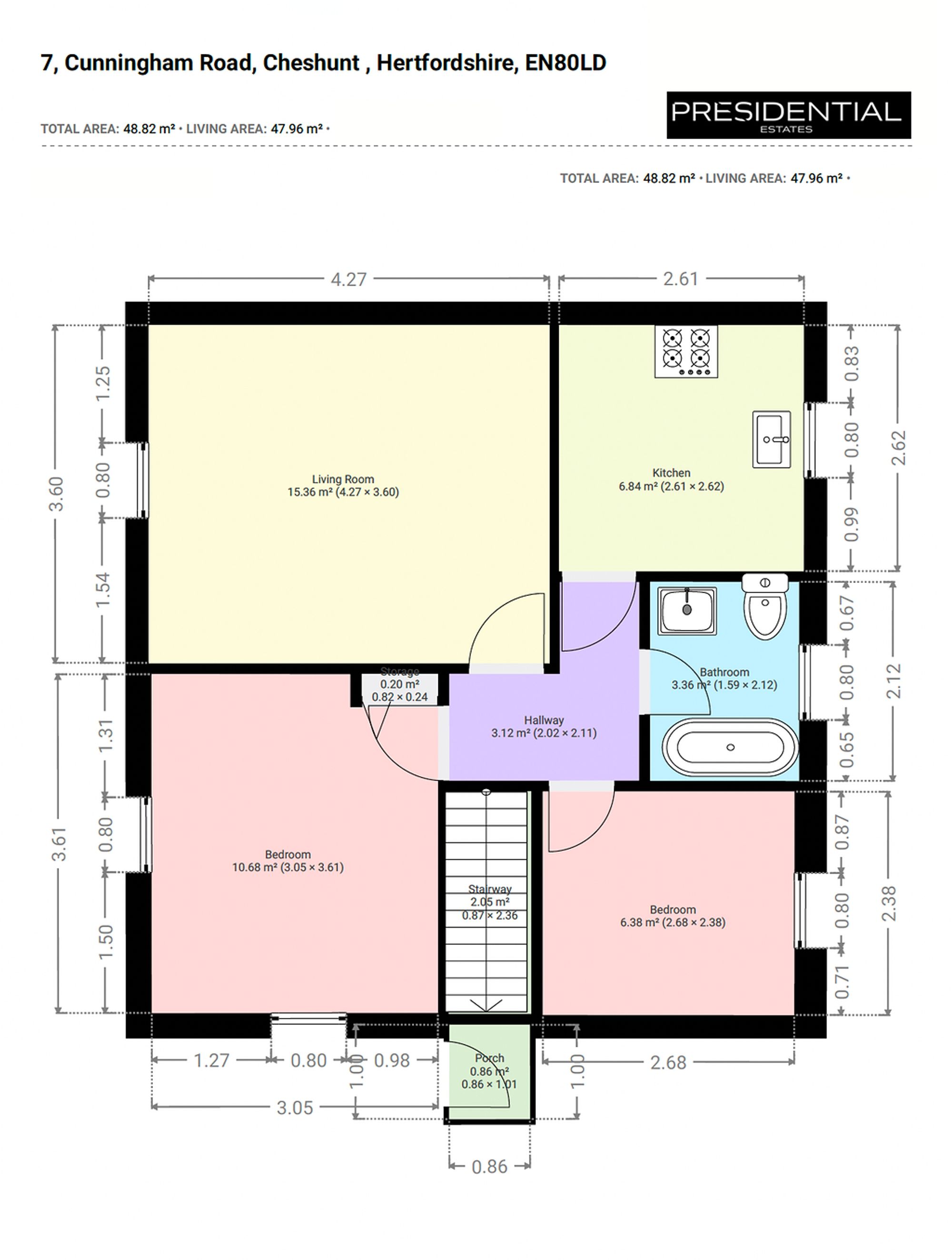7 Cunningham Road, Waltham Cross floorplan