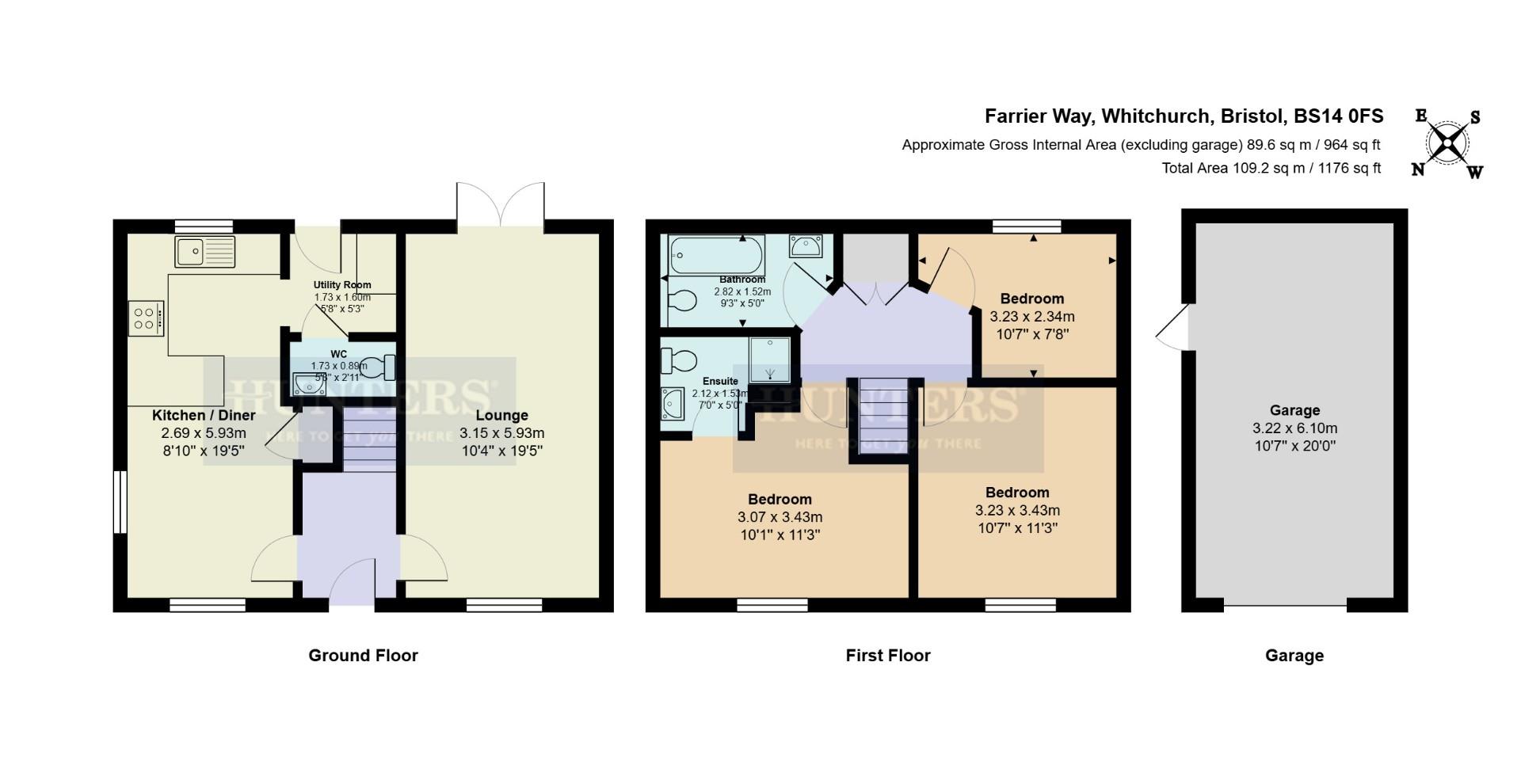 15, Farrier Way, Bristol floorplan