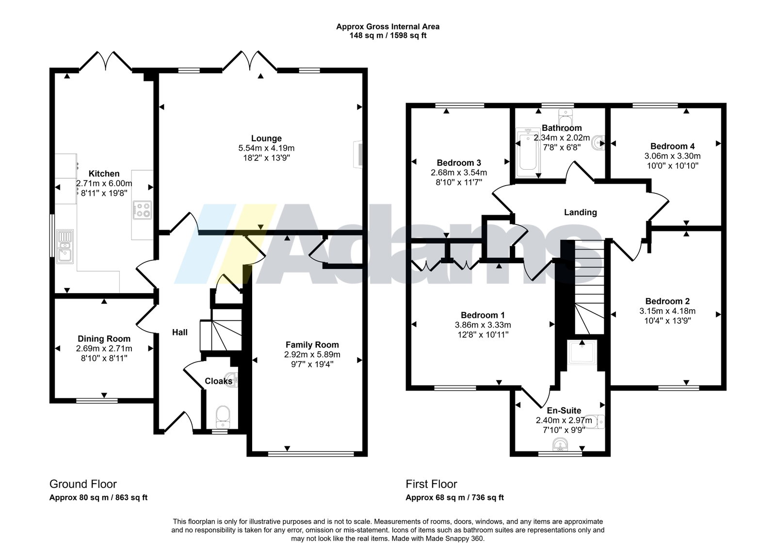 6, Colvend Way, Widnes floorplan