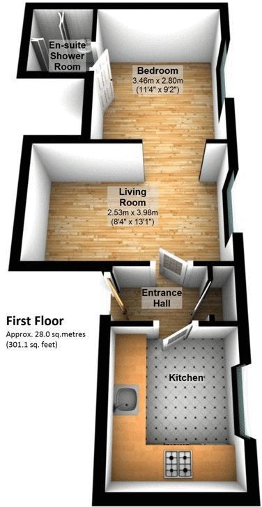 1 Bedrooms Flat to rent in Hooper Street, Cambridge CB1