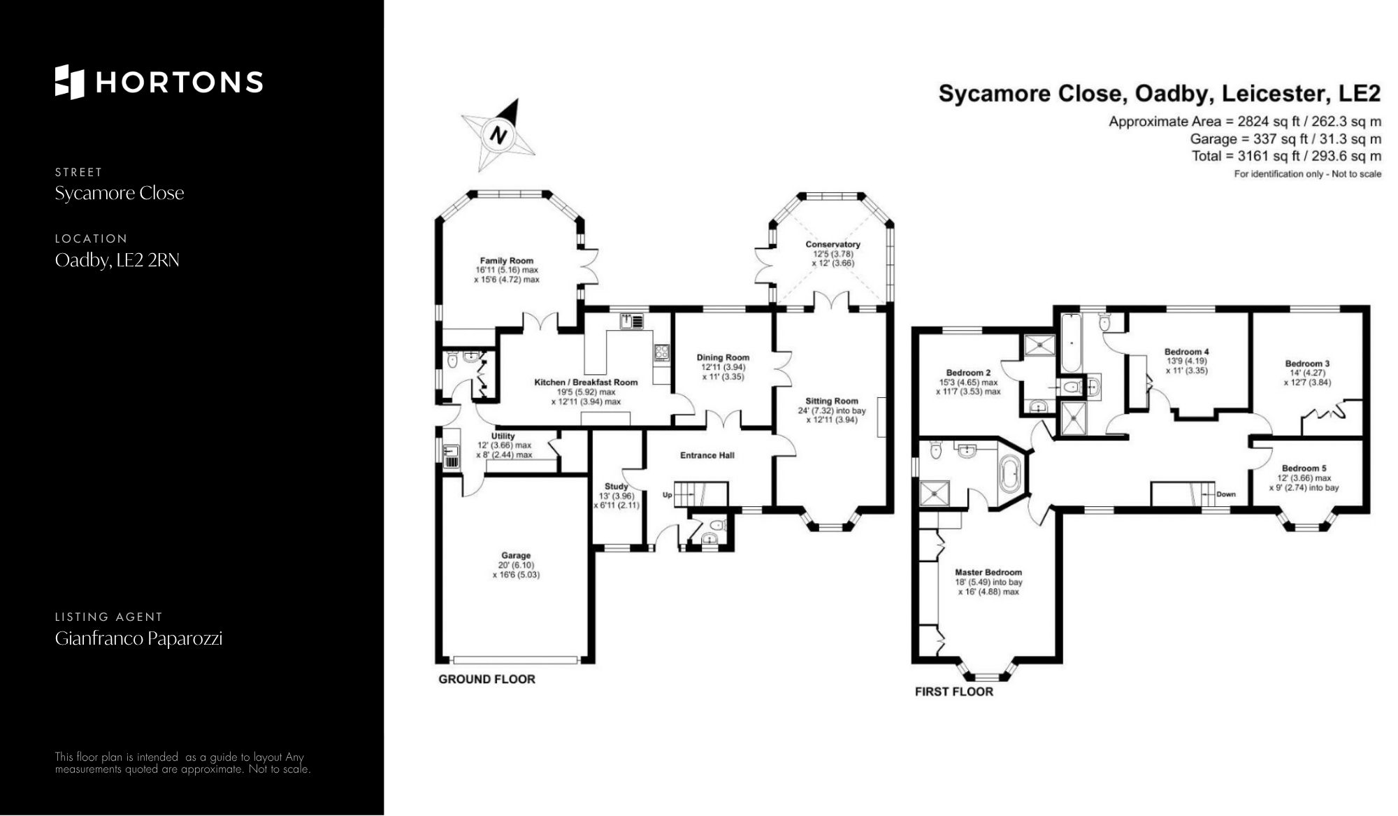 3 Sycamore Close, Leicester floorplan