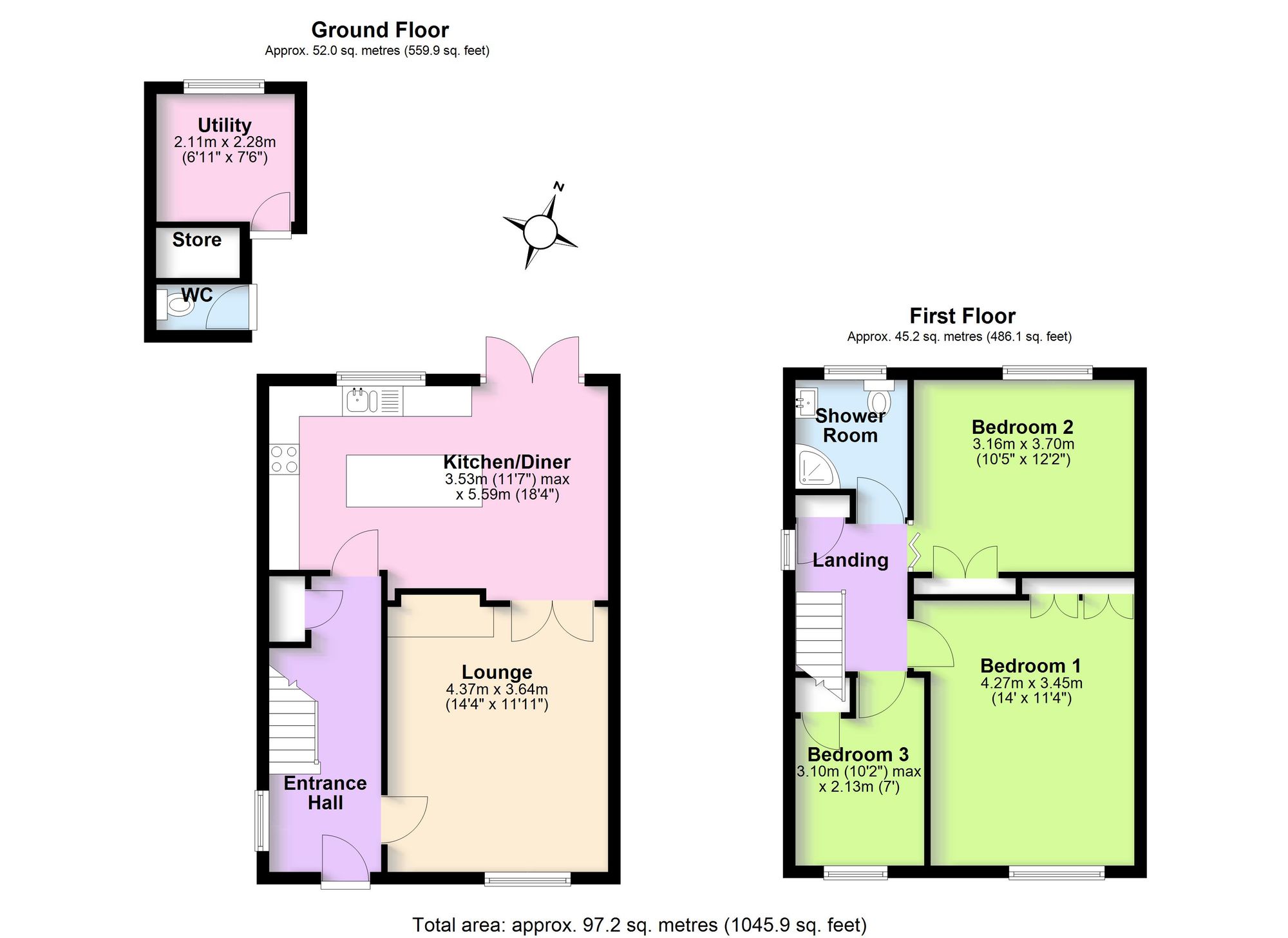 54 Clark Street, Coventry floorplan