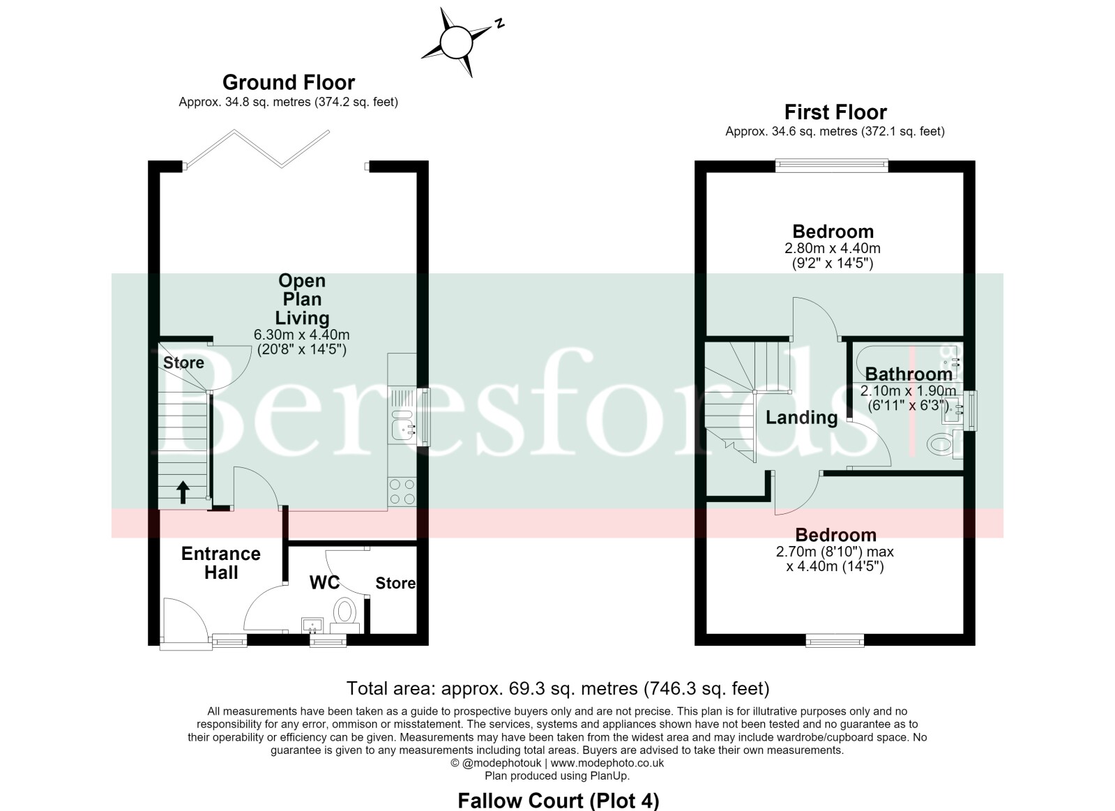 Plot 4 Fallow Court,, Fallow Court, Mascalls Lane, Brentwood floorplan