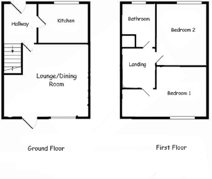 2 Bedrooms End terrace house for sale in Capsey Road, Ifield, Crawley, West Sussex. RH11