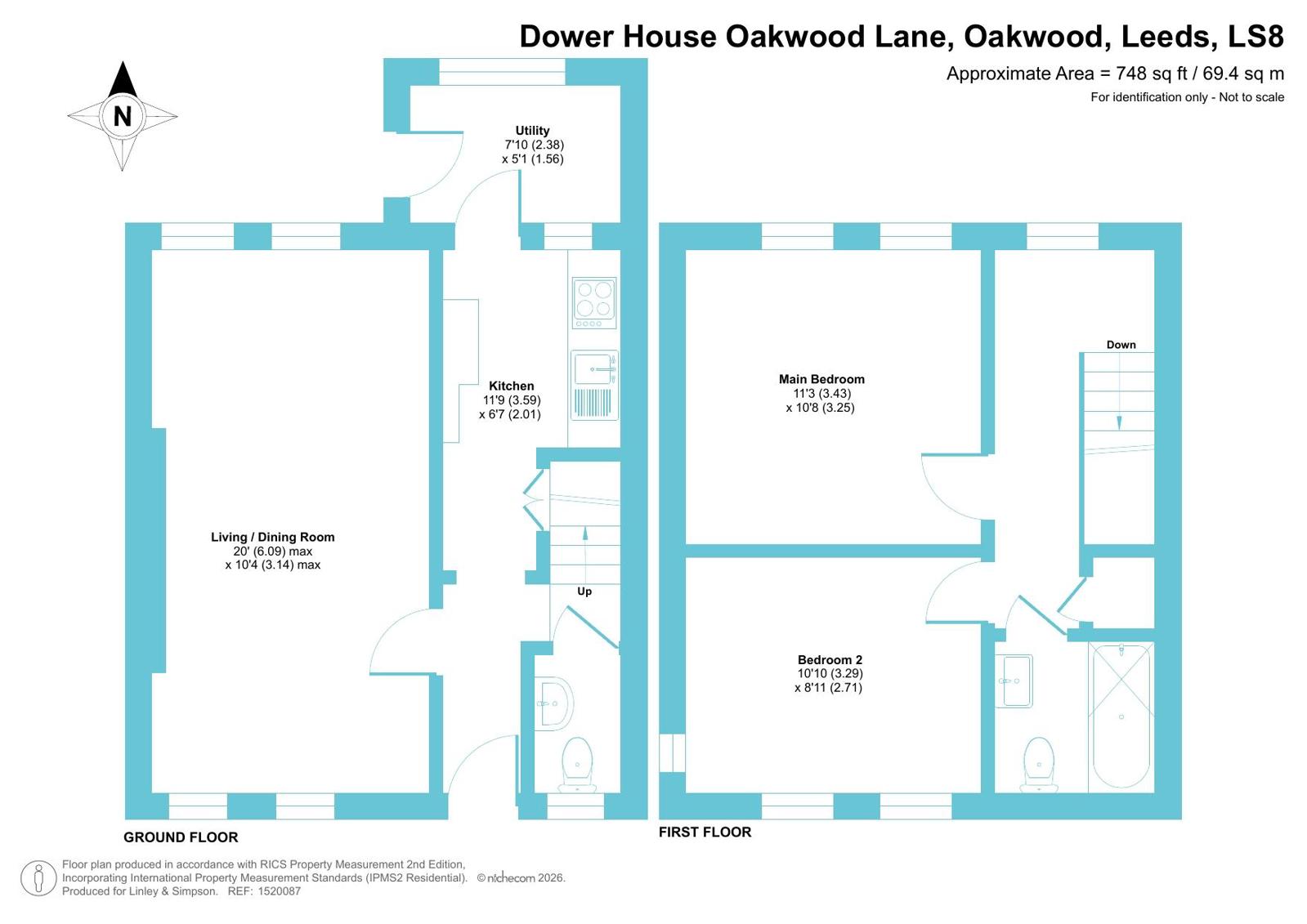Dower House,, Oakwood Lane, Leeds floorplan