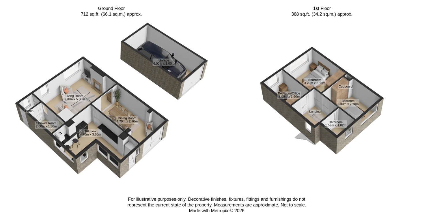 1, Longwood Close, Leeds floorplan