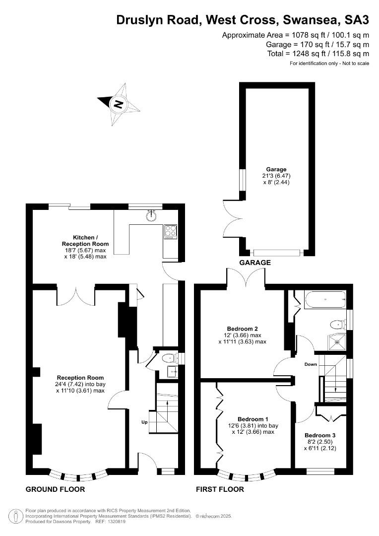 39, Druslyn Road, Swansea floorplan