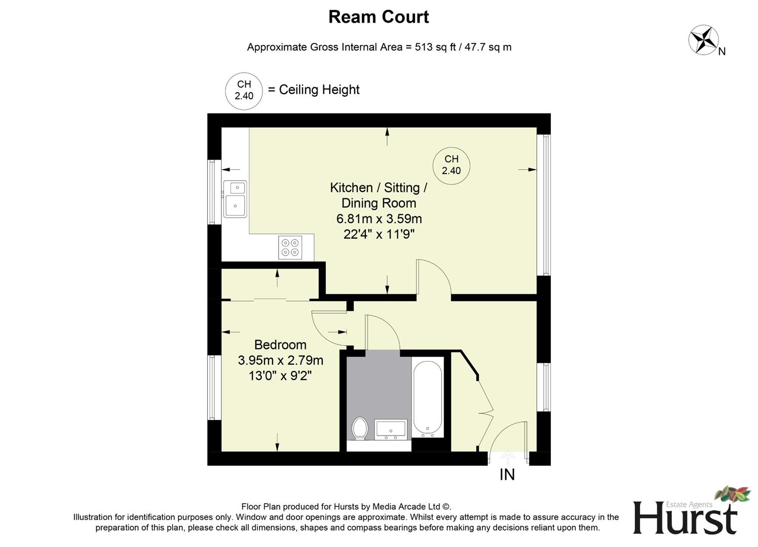 20 Ream Court,, Ryemead Boulevard, High Wycombe floorplan