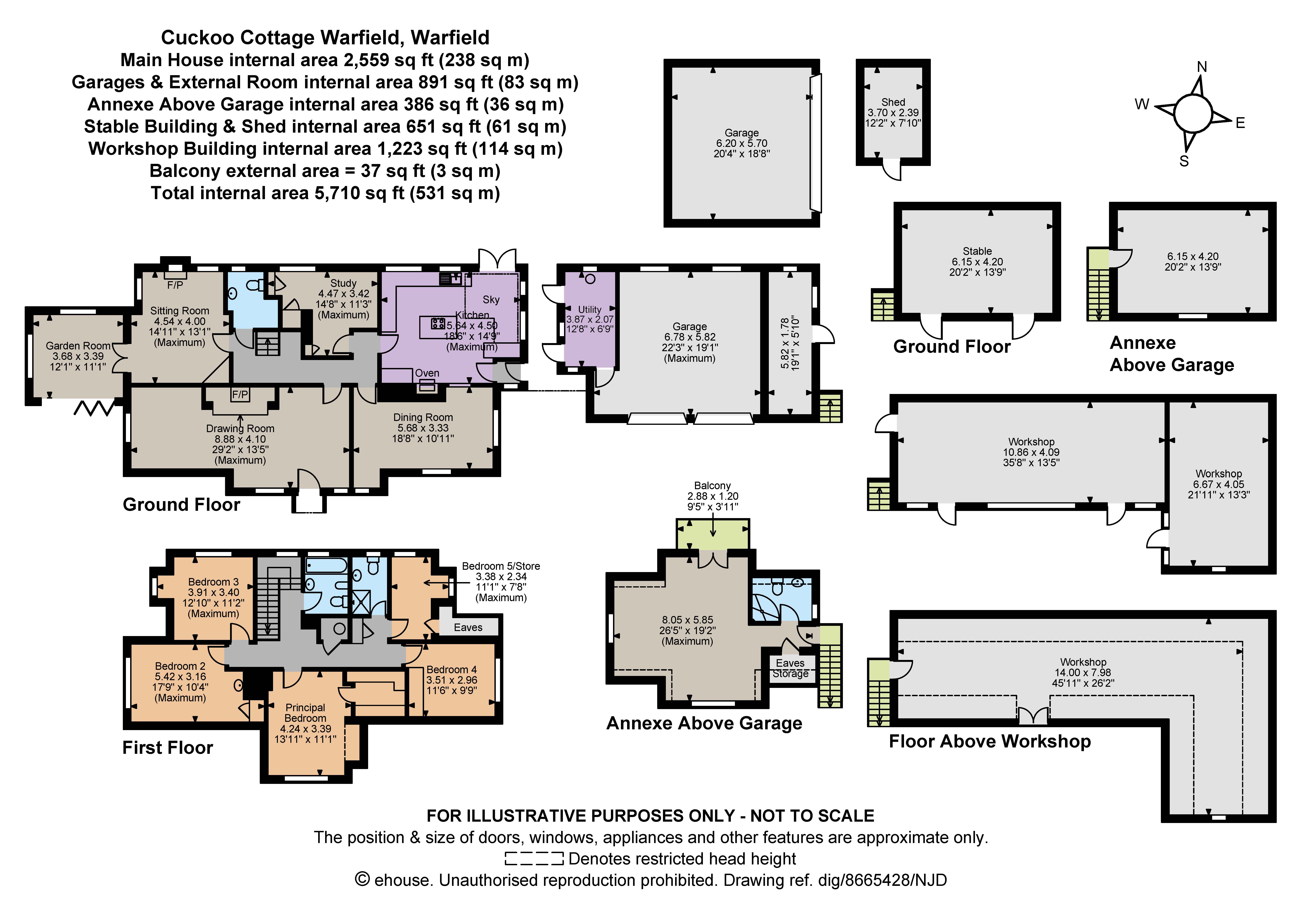 Cuckoo Cottage,, Warfield, Berkshire floorplan
