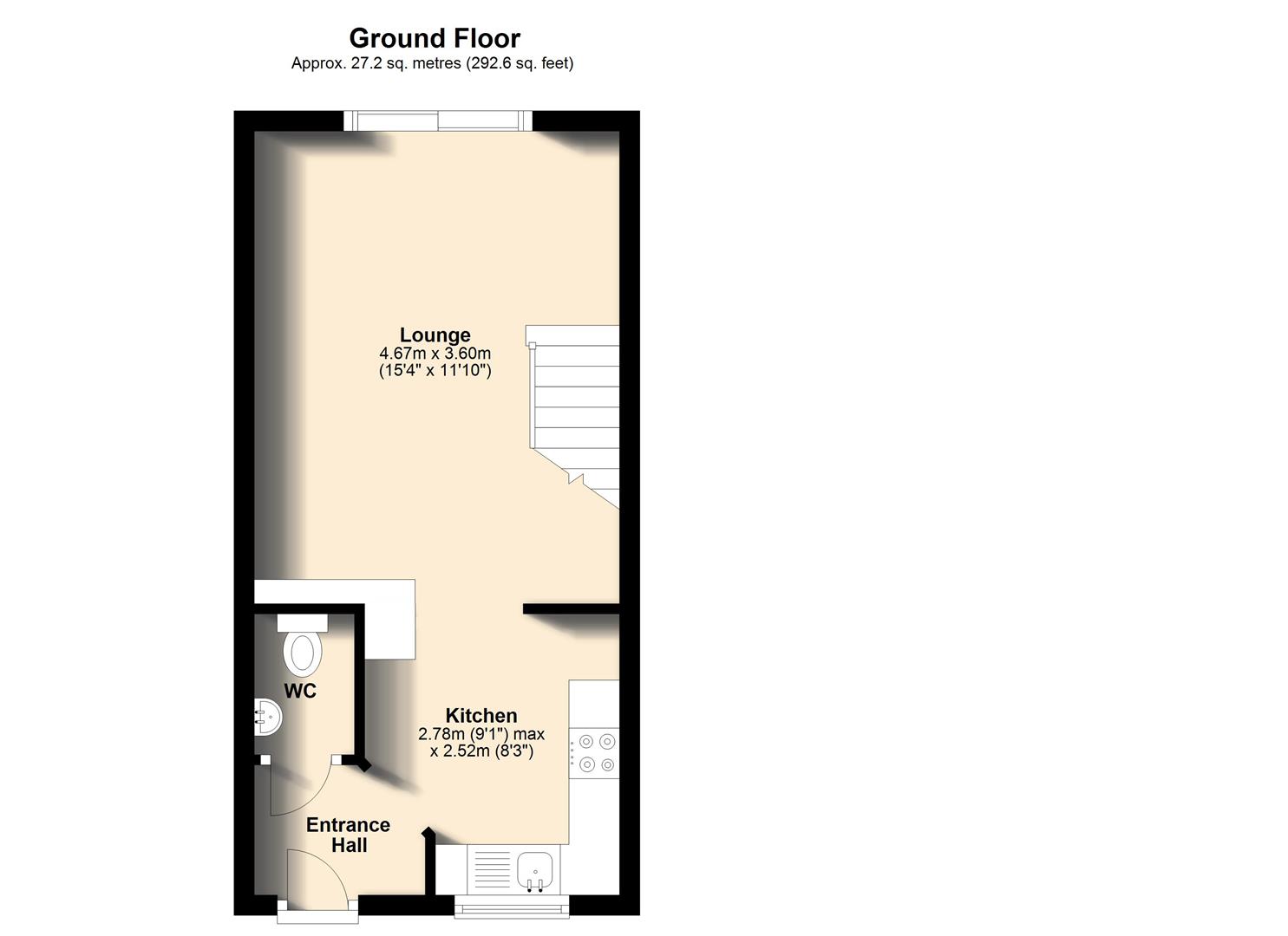 Freedom Square, Freedom Fields, Plymouth PL4, 3 bedroom terraced house