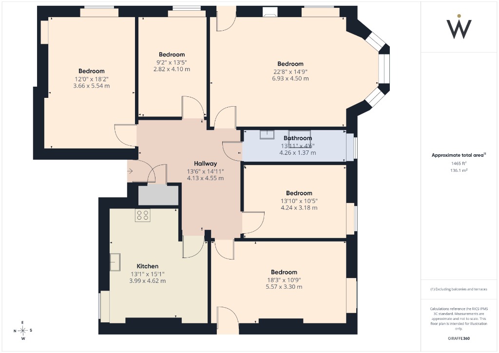 1/2, 15, Armadale Street, Glasgow floorplan