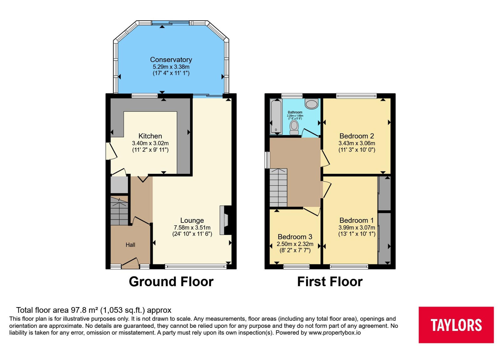 Kingston Close, Bristol floorplan