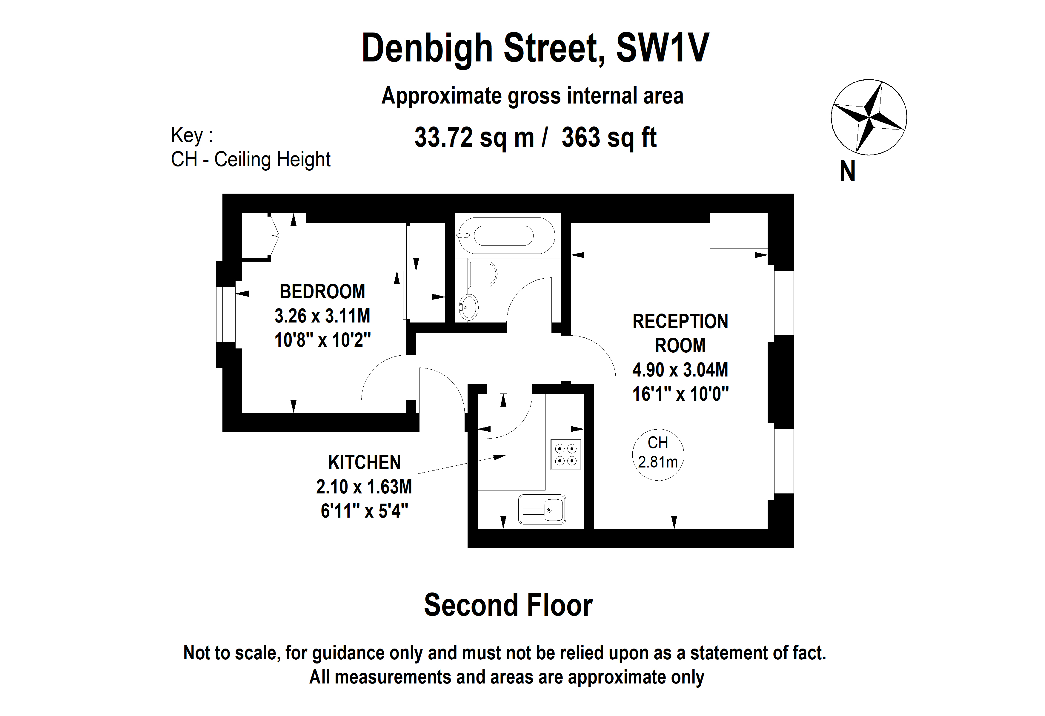 Denbigh Street, Pimlico SW1V, 1 bedroom flat for sale 65578065
