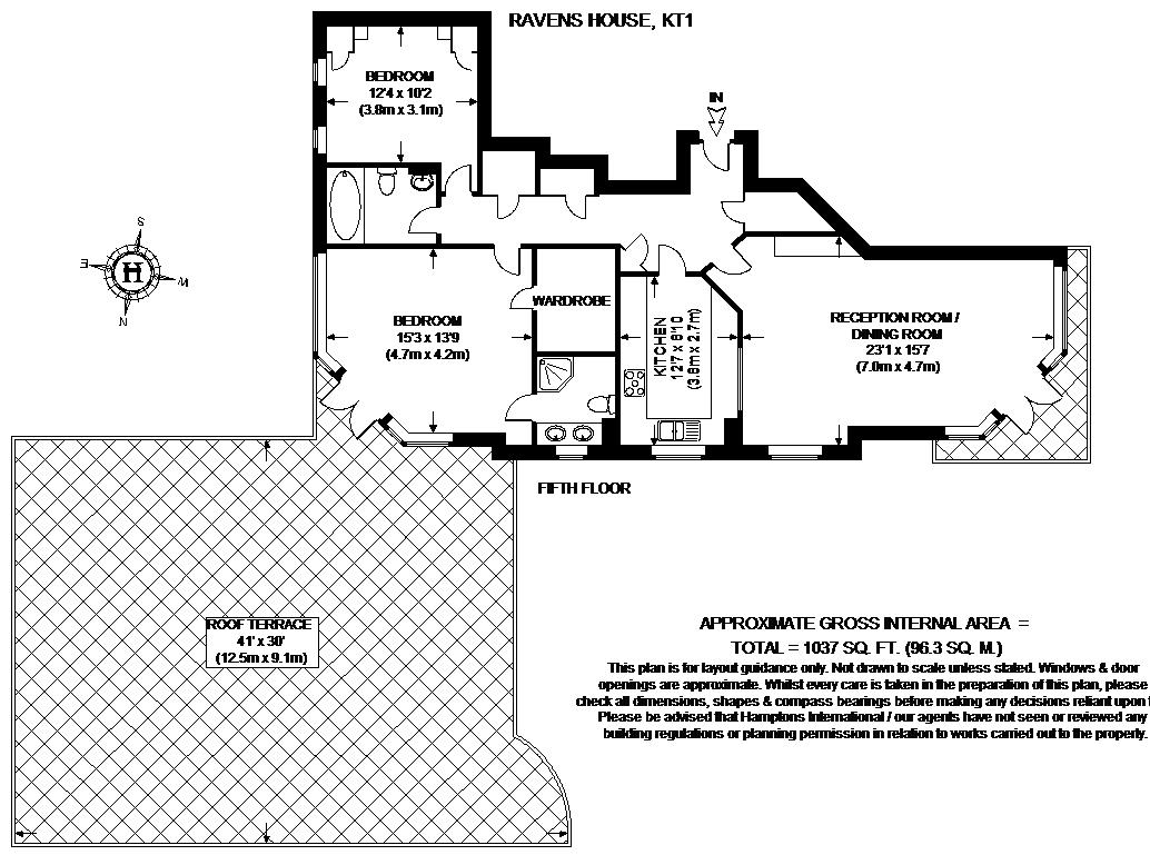 2 Bedrooms Flat to rent in Wadbrook Street, Kingston Upon Thames KT1