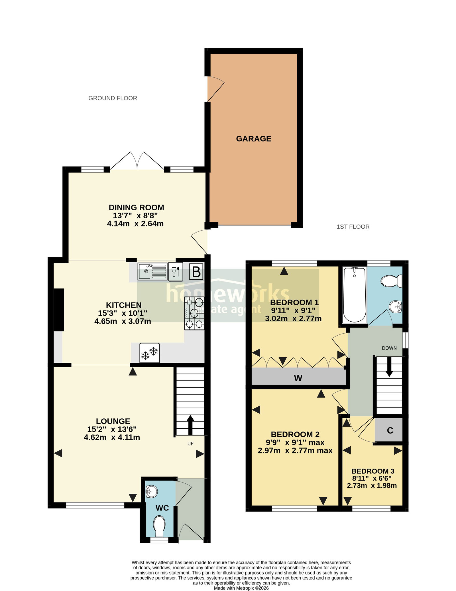 2, Bulrush Close, Dereham floorplan