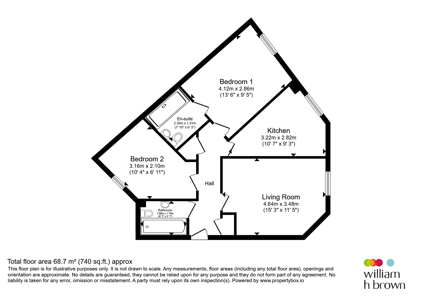 2, Pavior Road, NOTTINGHAM floorplan