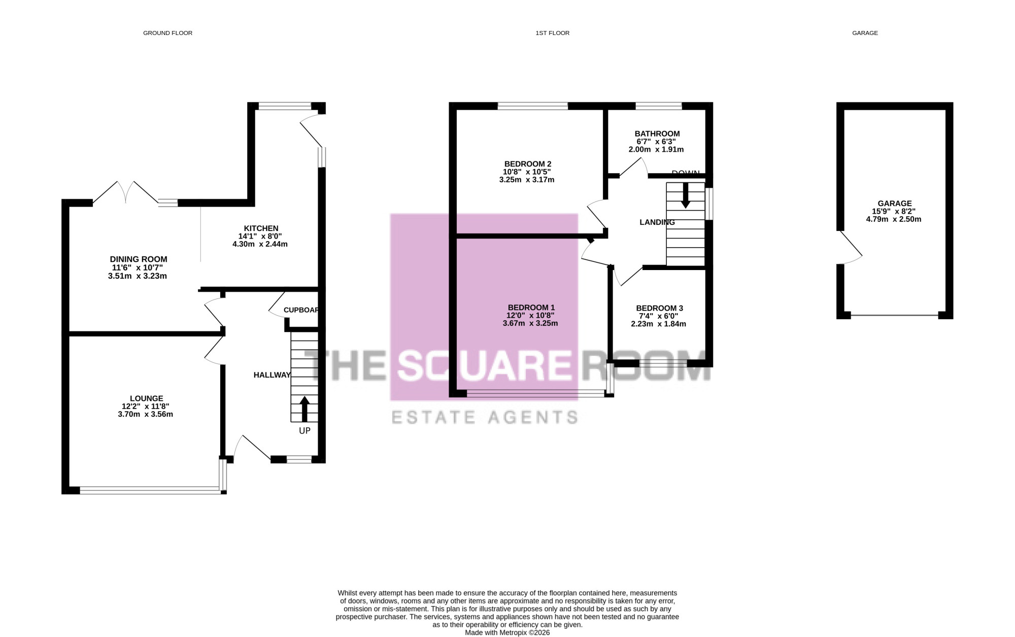 43, Rookwood Avenue, Cleveleys floorplan