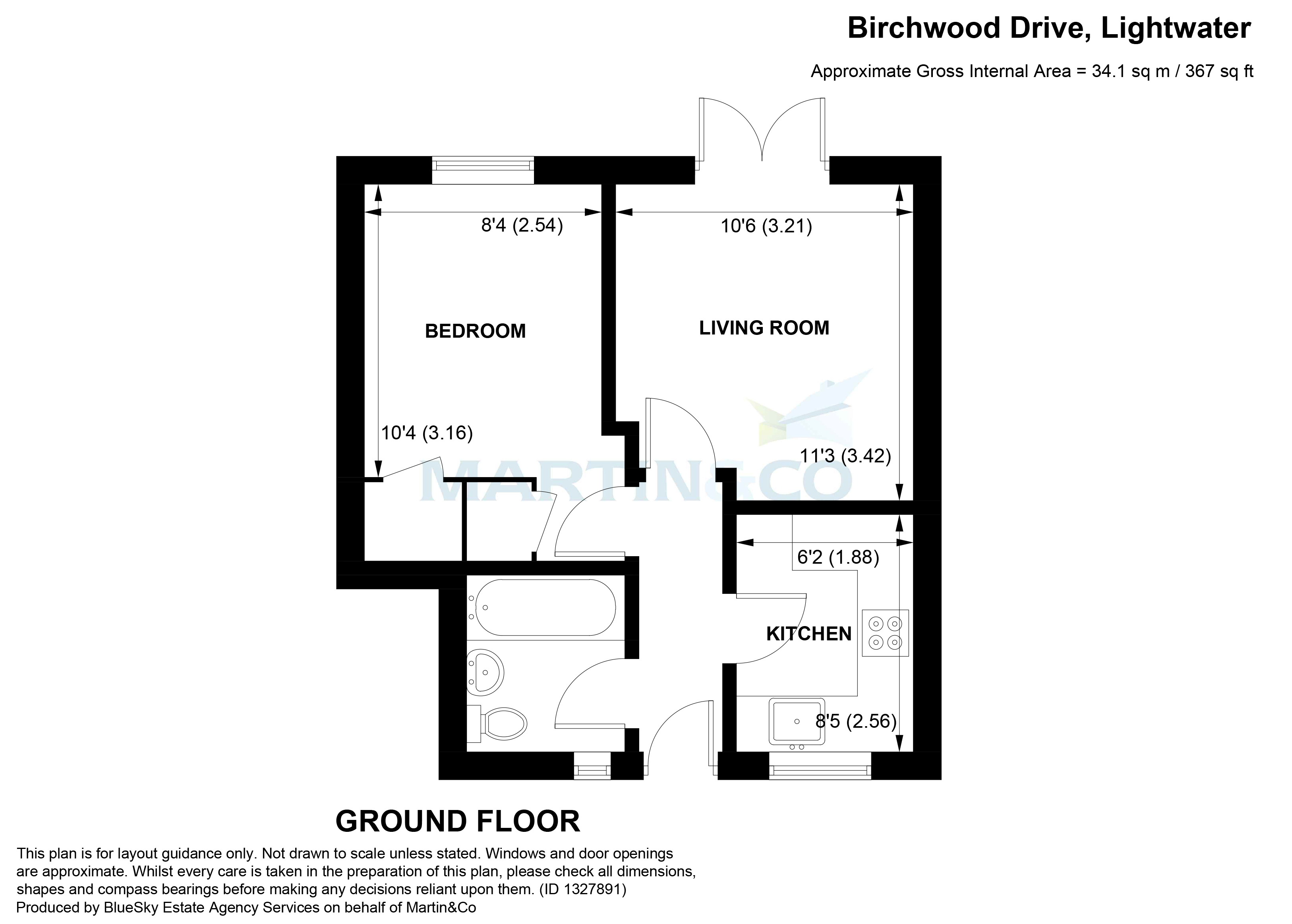 53, Birchwood Drive, Lightwater floorplan