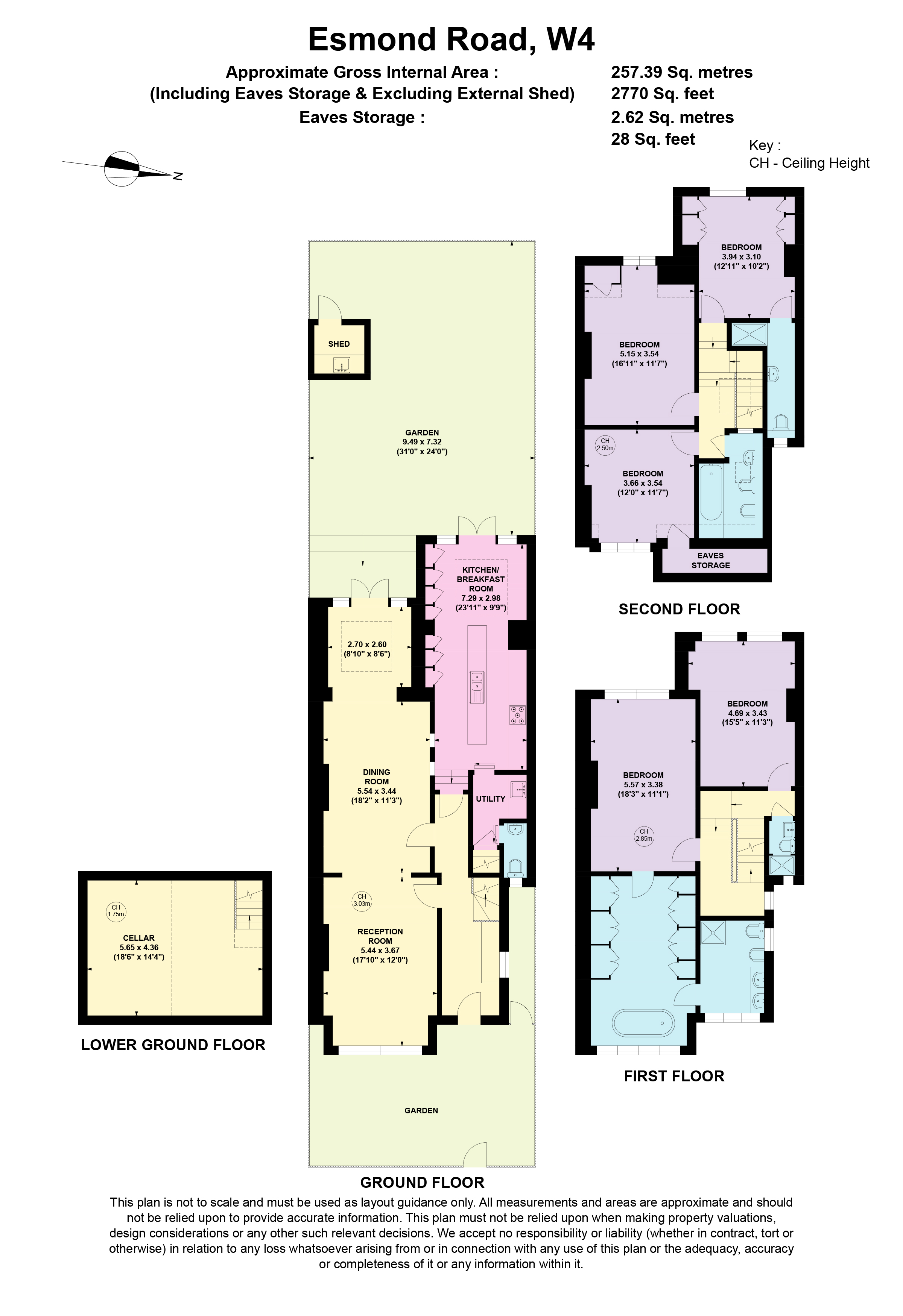 15, Esmond Road, London floorplan
