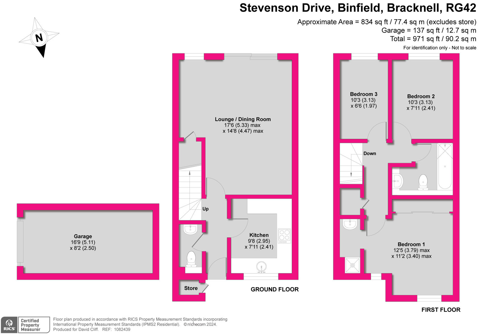 Stevenson Drive, Binfield, Bracknell, Berkshire RG42, 3 bedroom