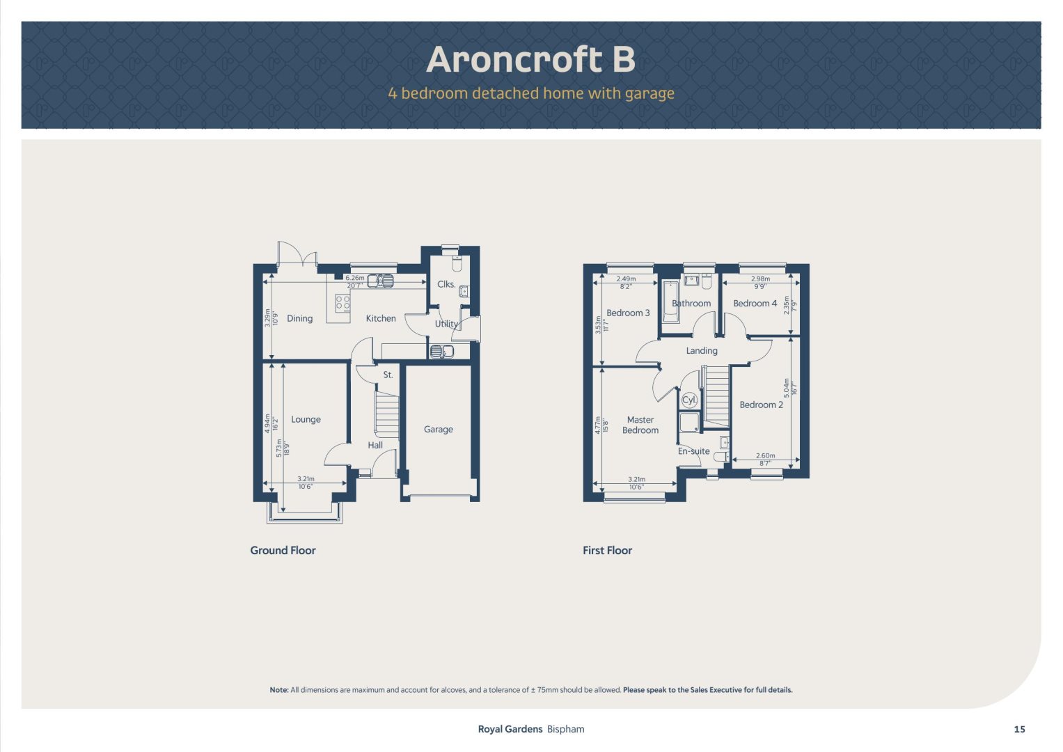 Plot 124, Royal Gardens, Blackpool floorplan