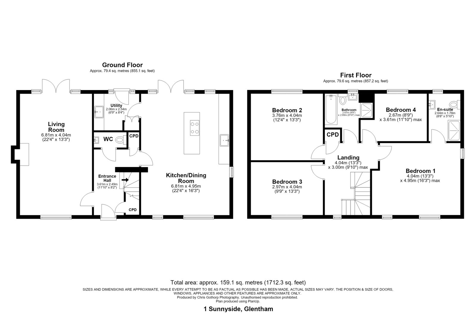 1, Sunnyside, Glentham floorplan