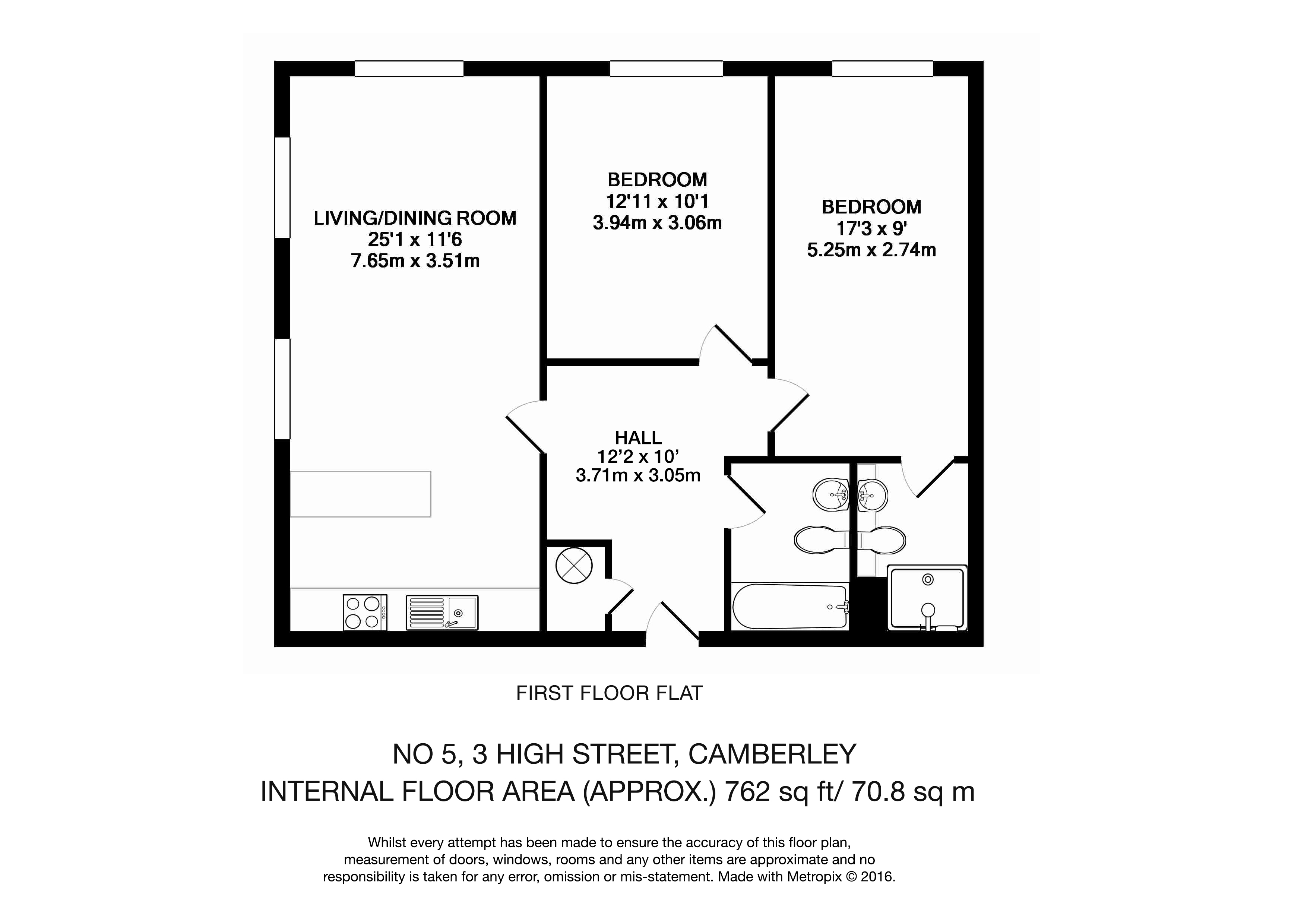 2 Bedrooms Flat to rent in High Street, Camberley GU15