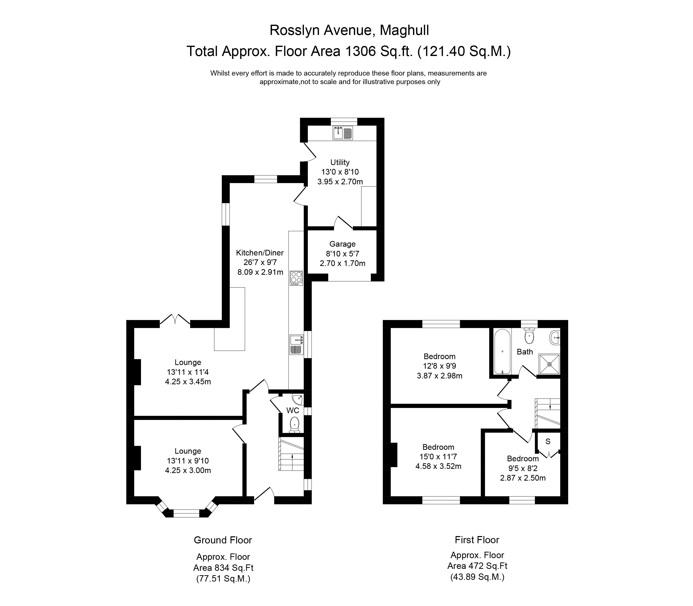 3 Bedrooms Semi-detached house for sale in Rosslyn Avenue, Maghull, Liverpool L31