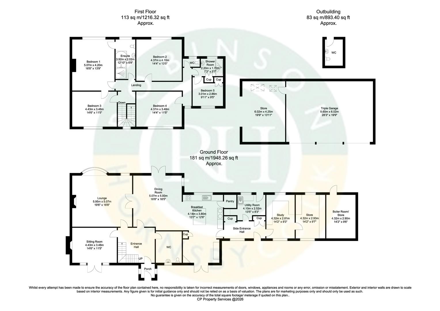 Grange Farm, Carr Lane, Doncaster floorplan