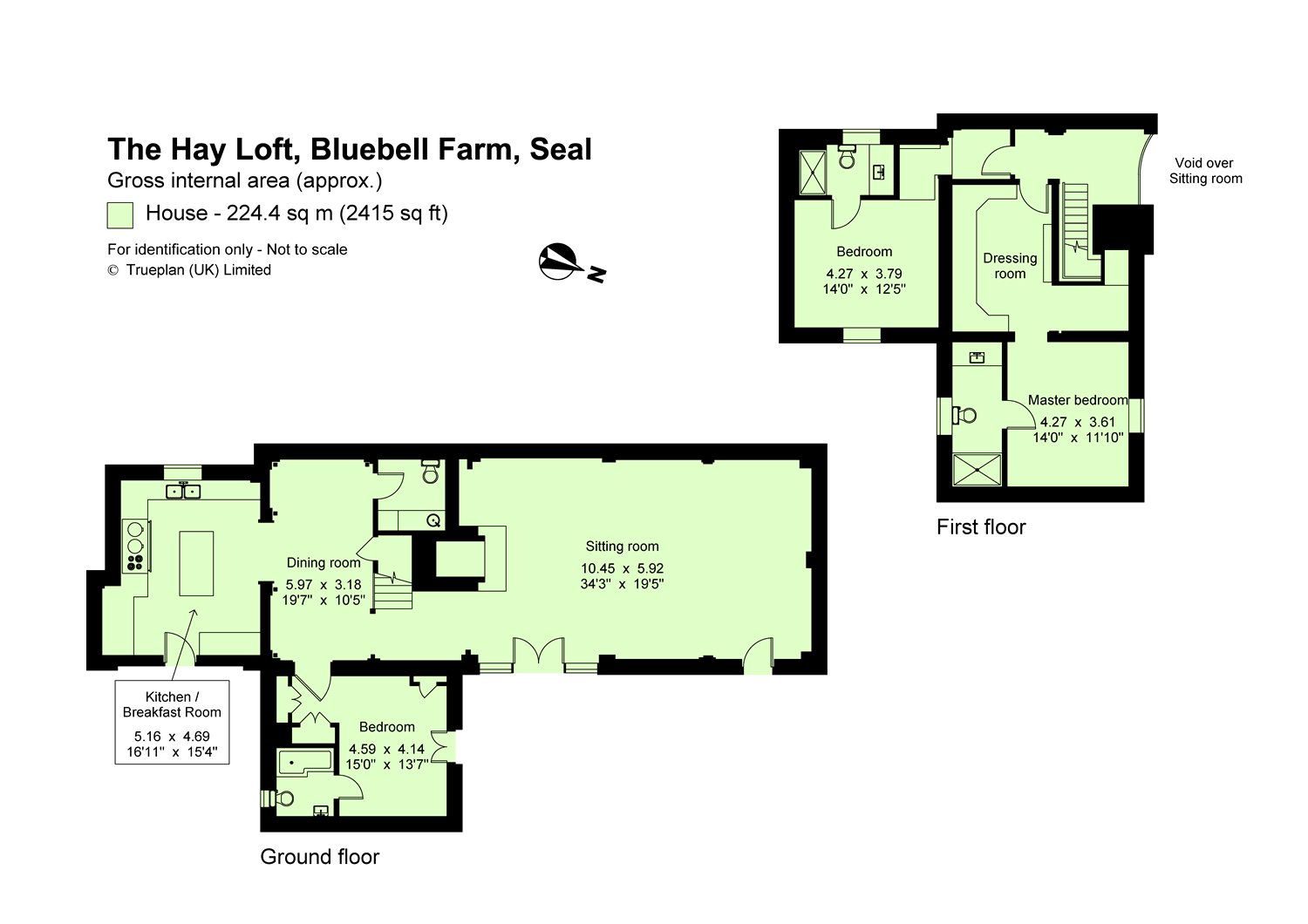 3 Bedrooms Barn conversion for sale in The Hay Loft, Church Street, Sevenoaks, Kent TN15