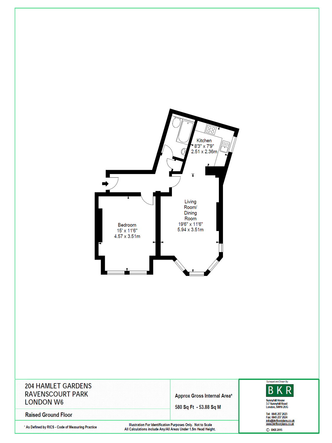 1 Bedrooms Flat to rent in Hamlet Gardens, Hammersmith, London W6