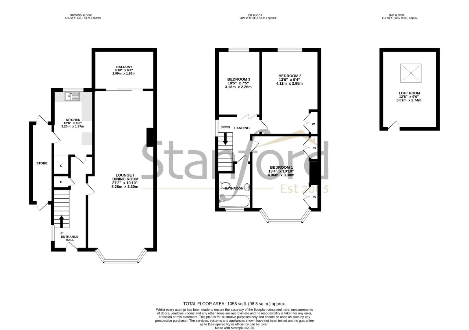 62, Archery Grove, Southampton floorplan
