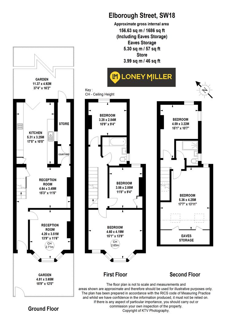 106, Elborough Street, London floorplan
