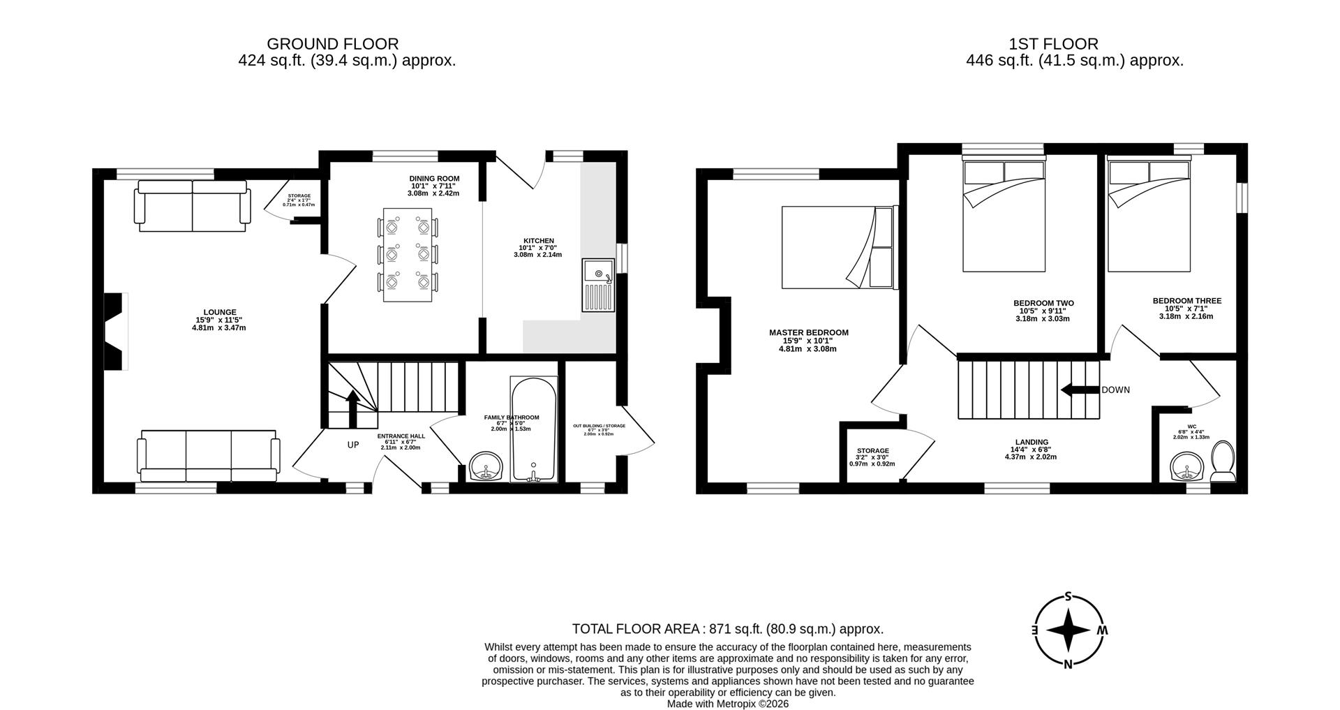 27, Tansley Avenue, Chorley floorplan