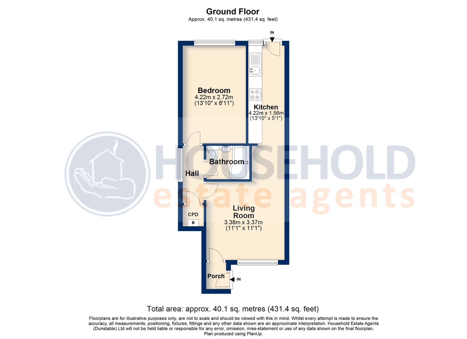 Cemetery Road, Houghton Regis, Bedfordshire LU5, 1 bedroom