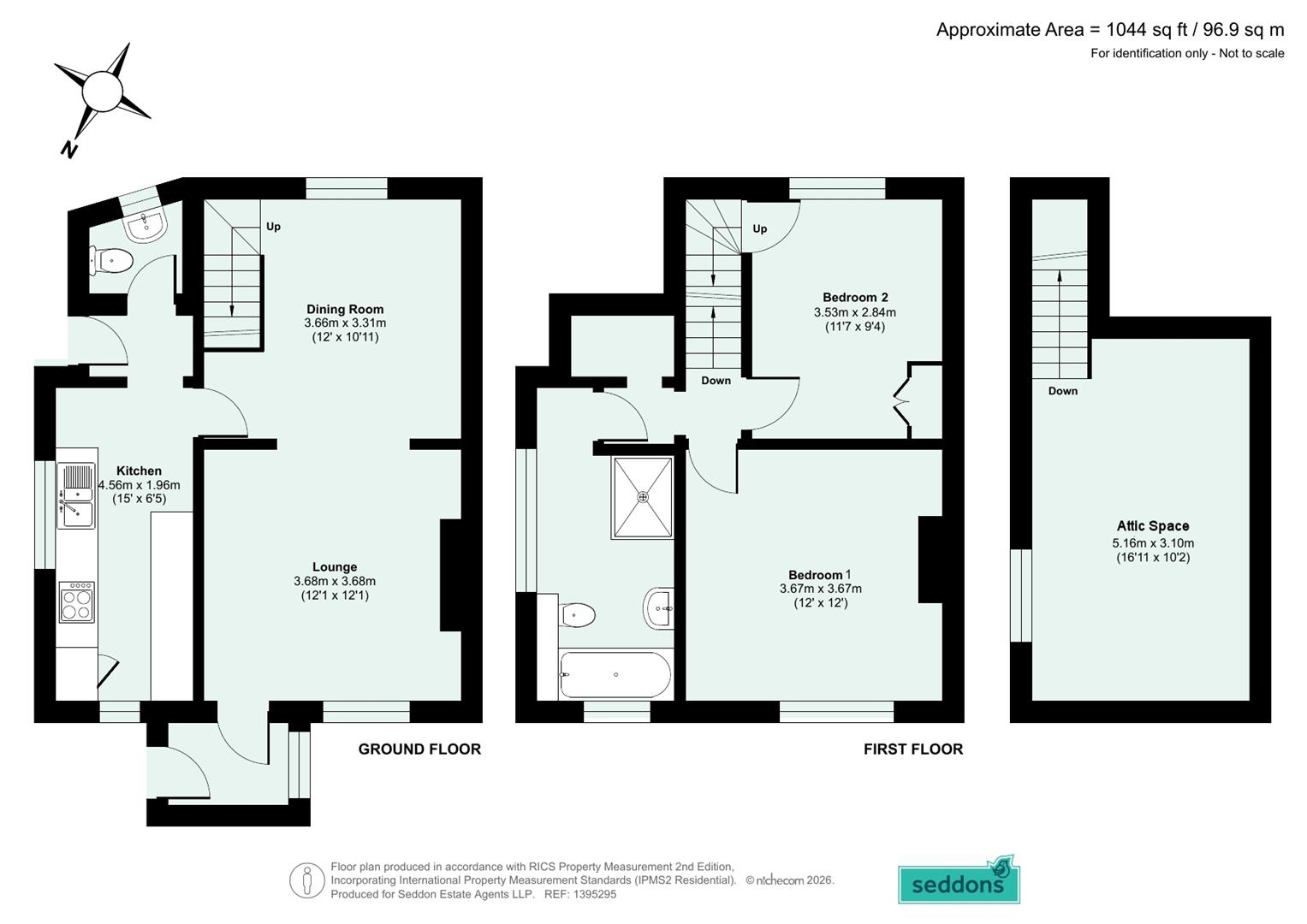 12, Wethered Close, Tiverton floorplan