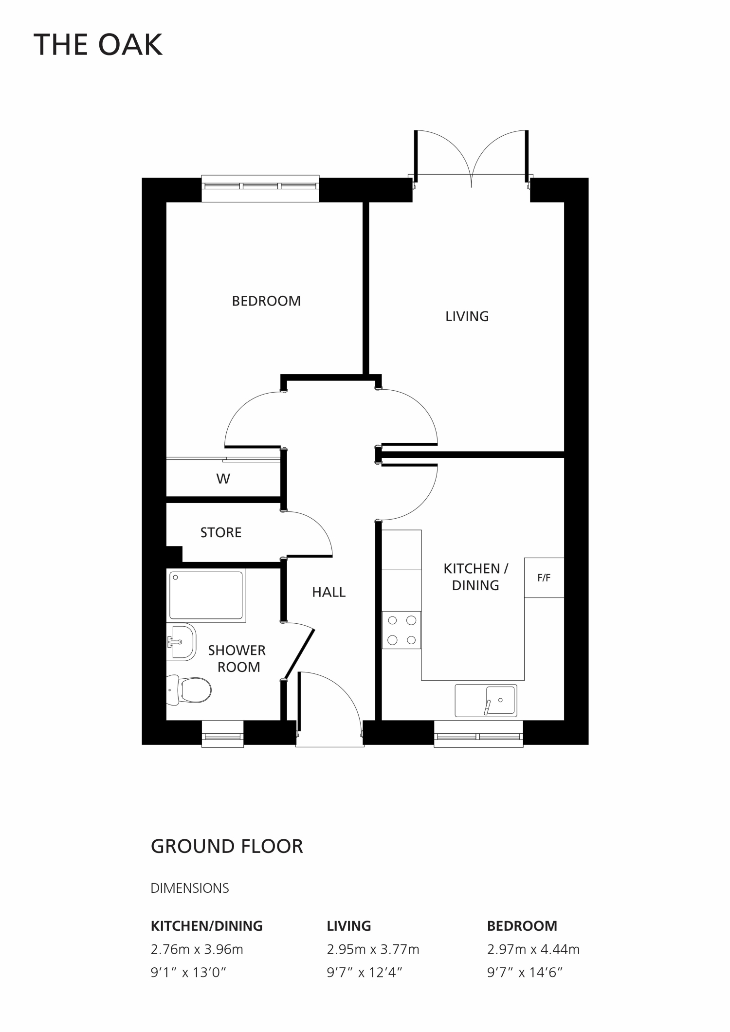 Plot 5 Oak, 8 Cypress Way, Carrington Gardens, Grimsby floorplan