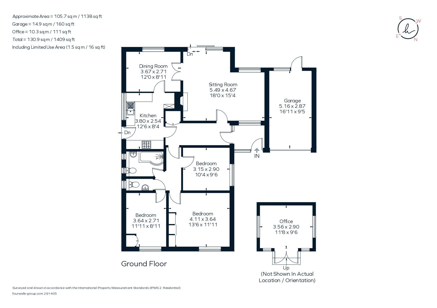 25, Vale Close, Farnham floorplan