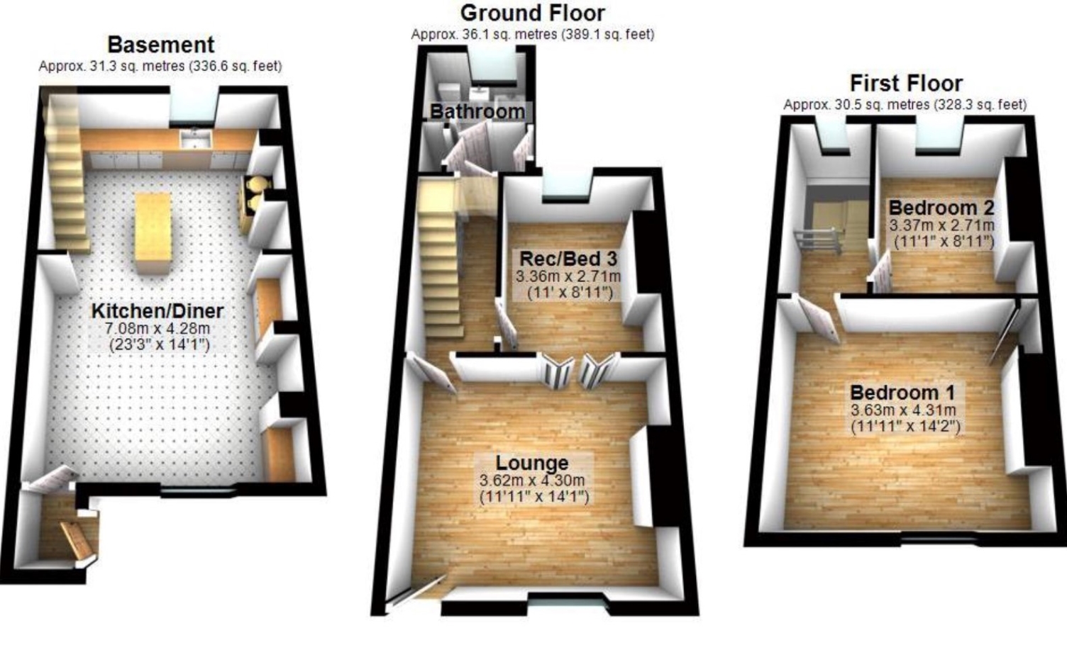 11, Shrubbery Road, Kent floorplan