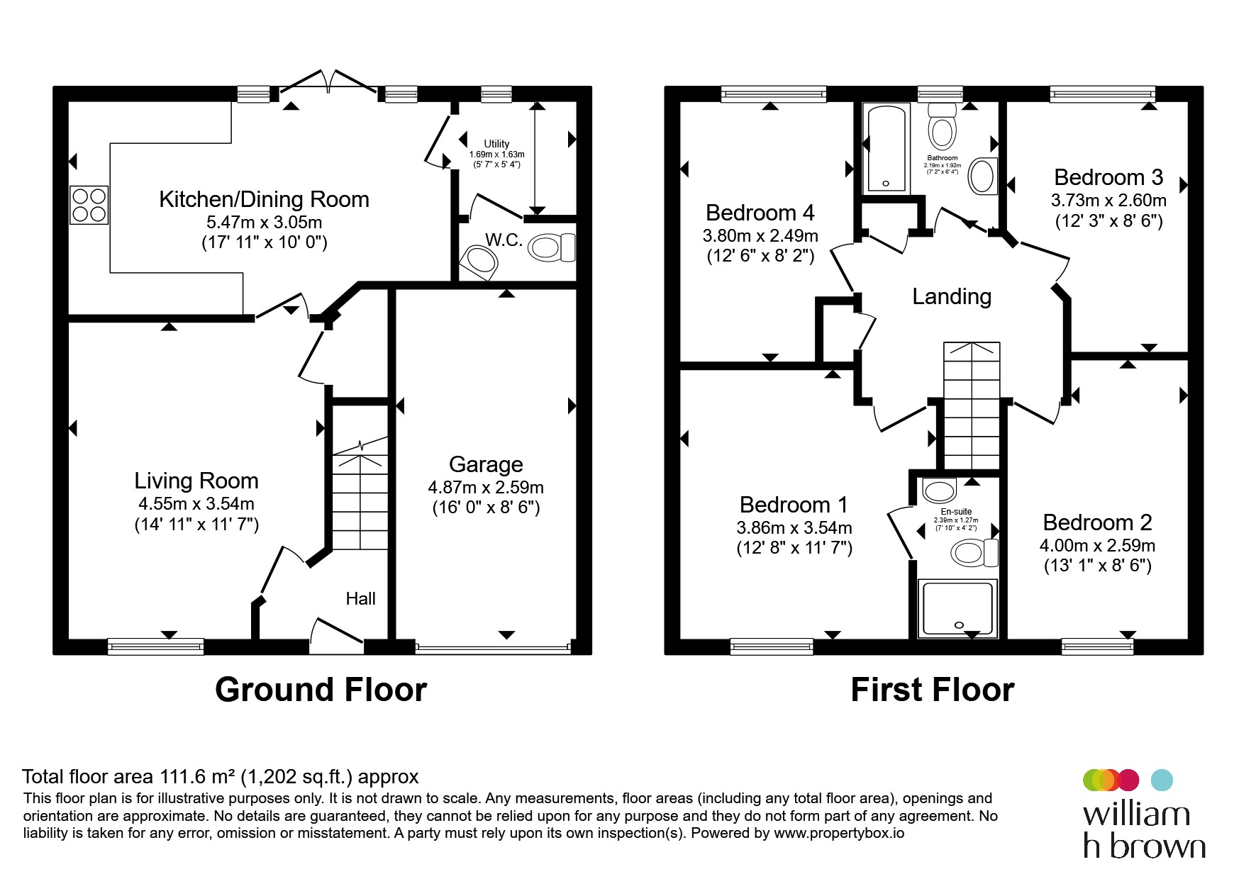 112, Harlequin Drive, Worksop floorplan