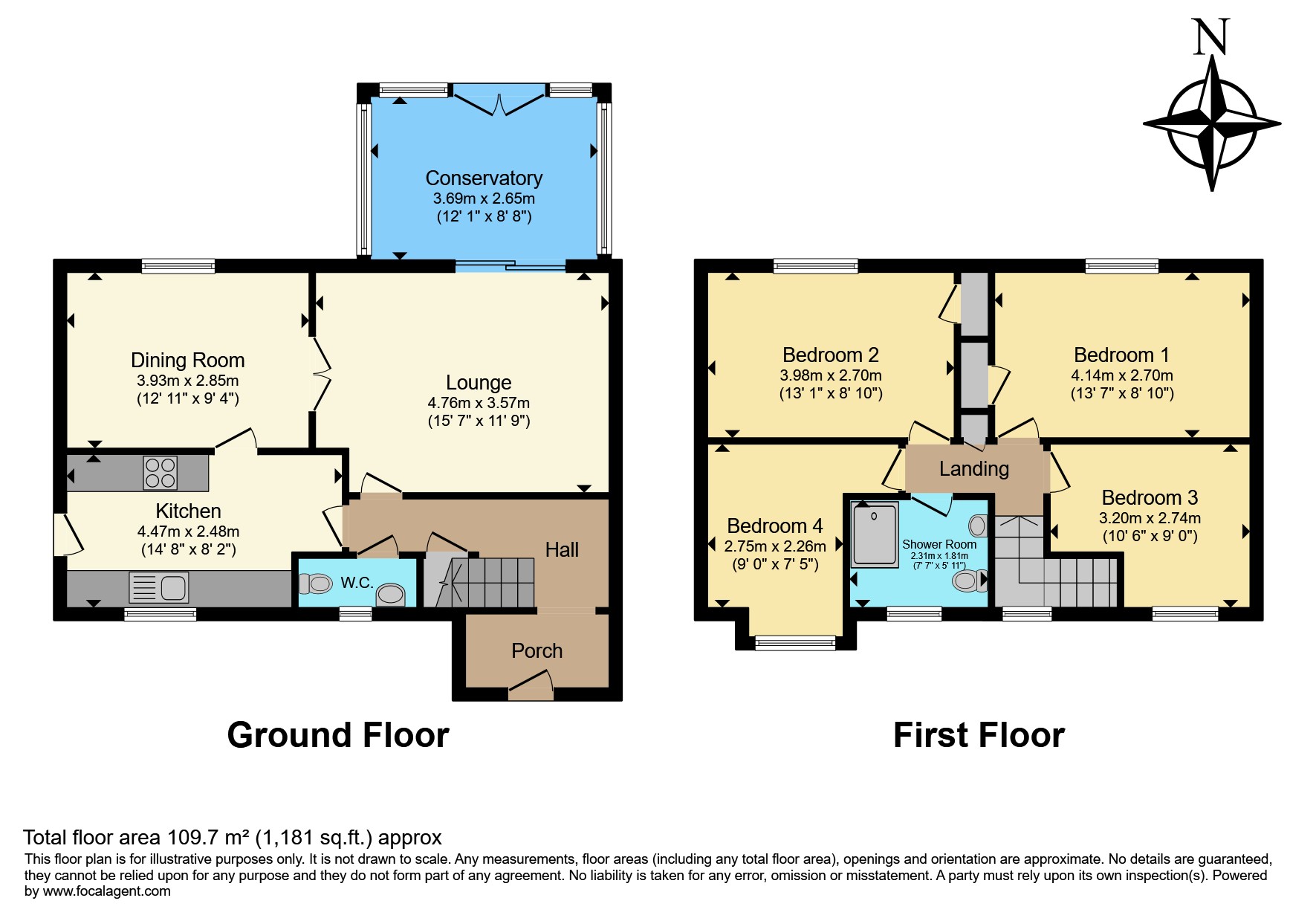 1, Moulton Close, Alfreton floorplan